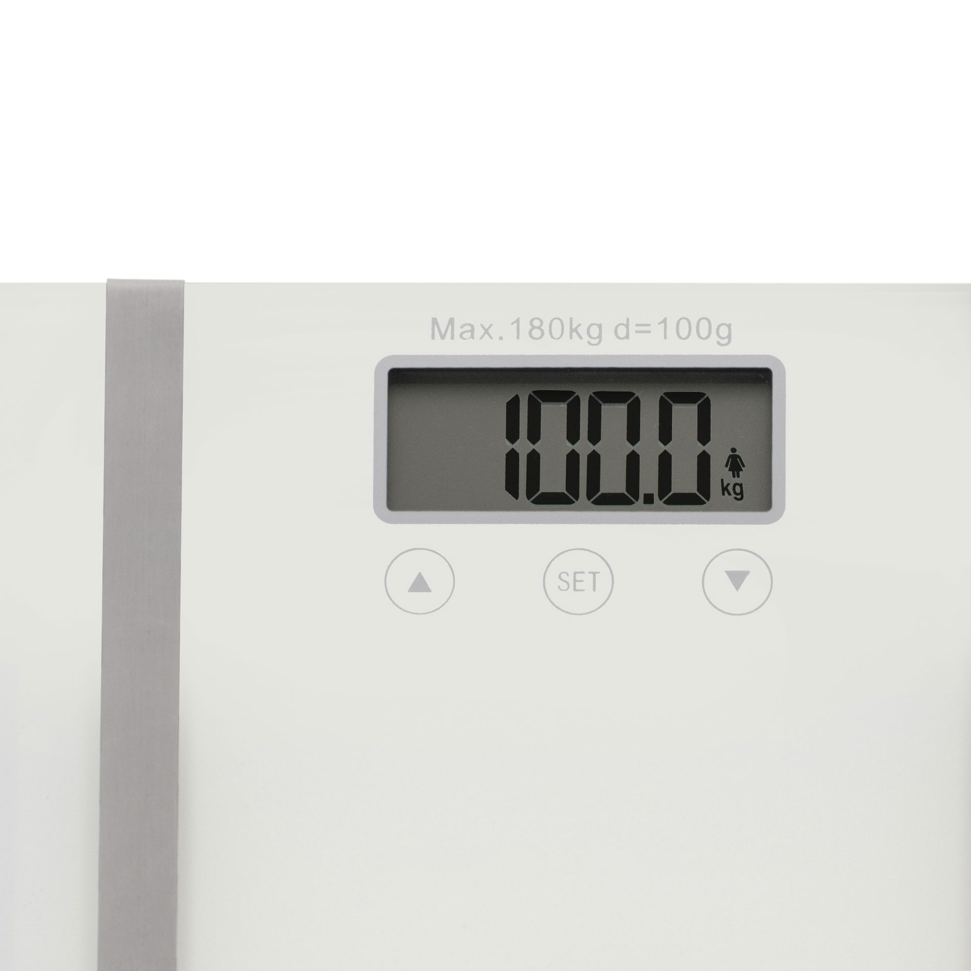 ADLER - elektronická skleněná koupelnová váha