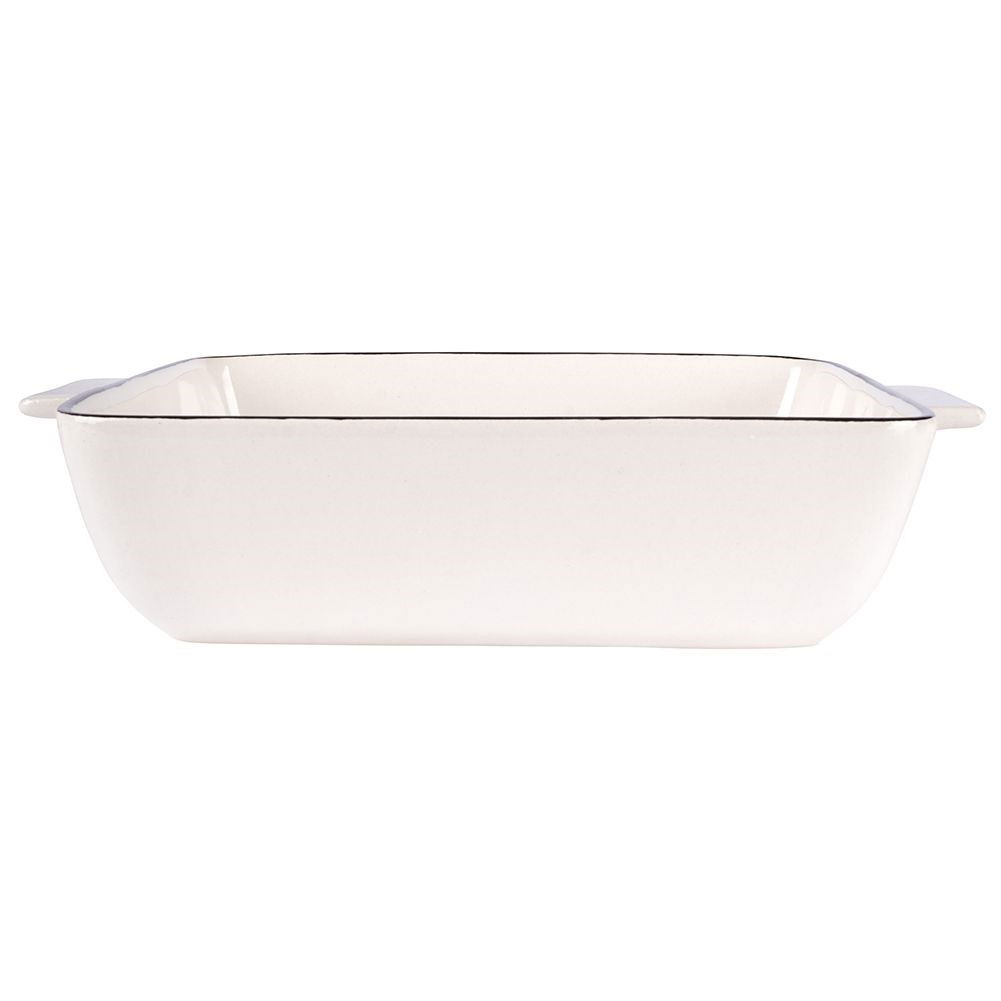 Odolný pečicí talíř z porcelánu 20,5 x 17 cm