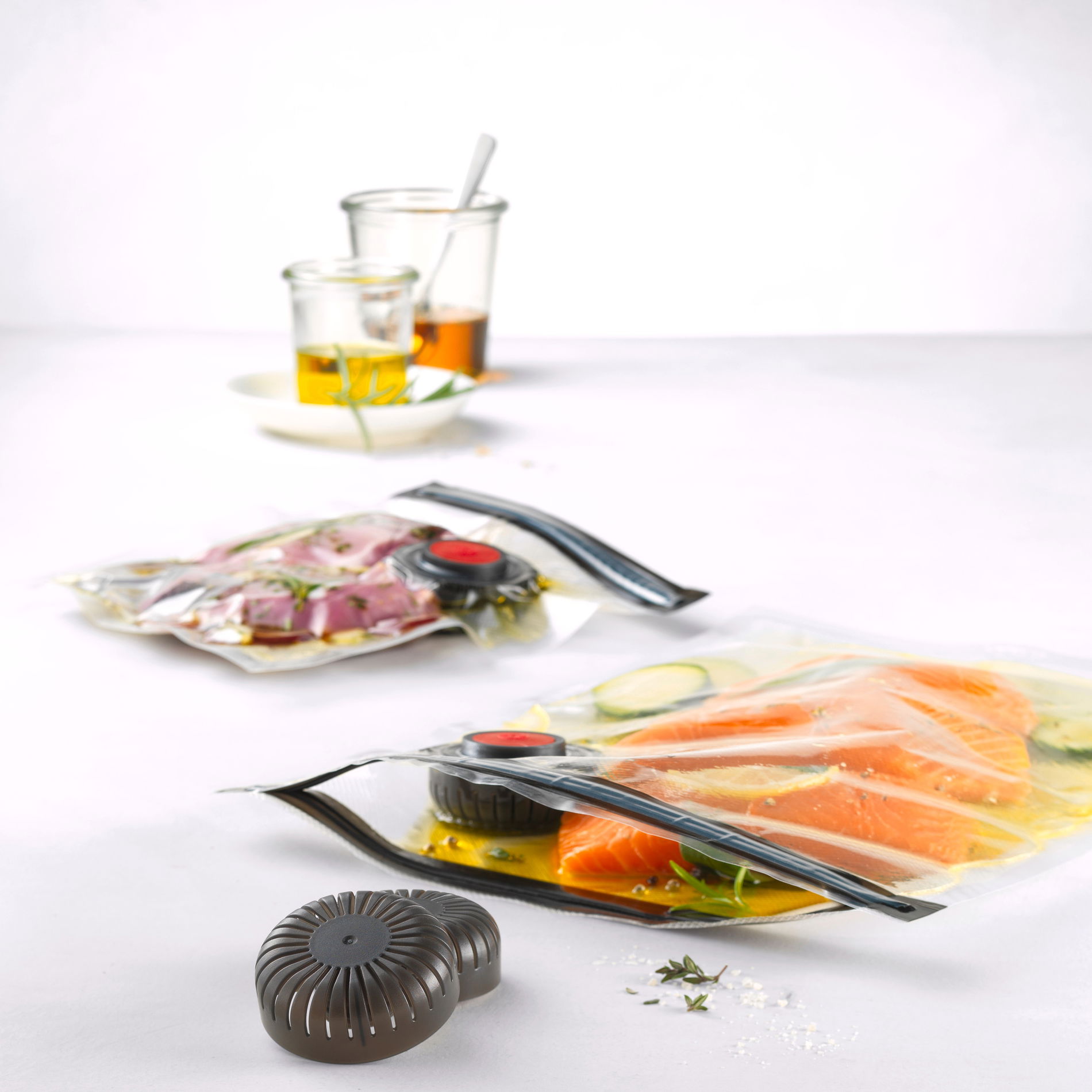ZWILLING Fresh & Save 8 ks. - vakuové vrecká s pumpičkou a cirkulátorom pre sous vide