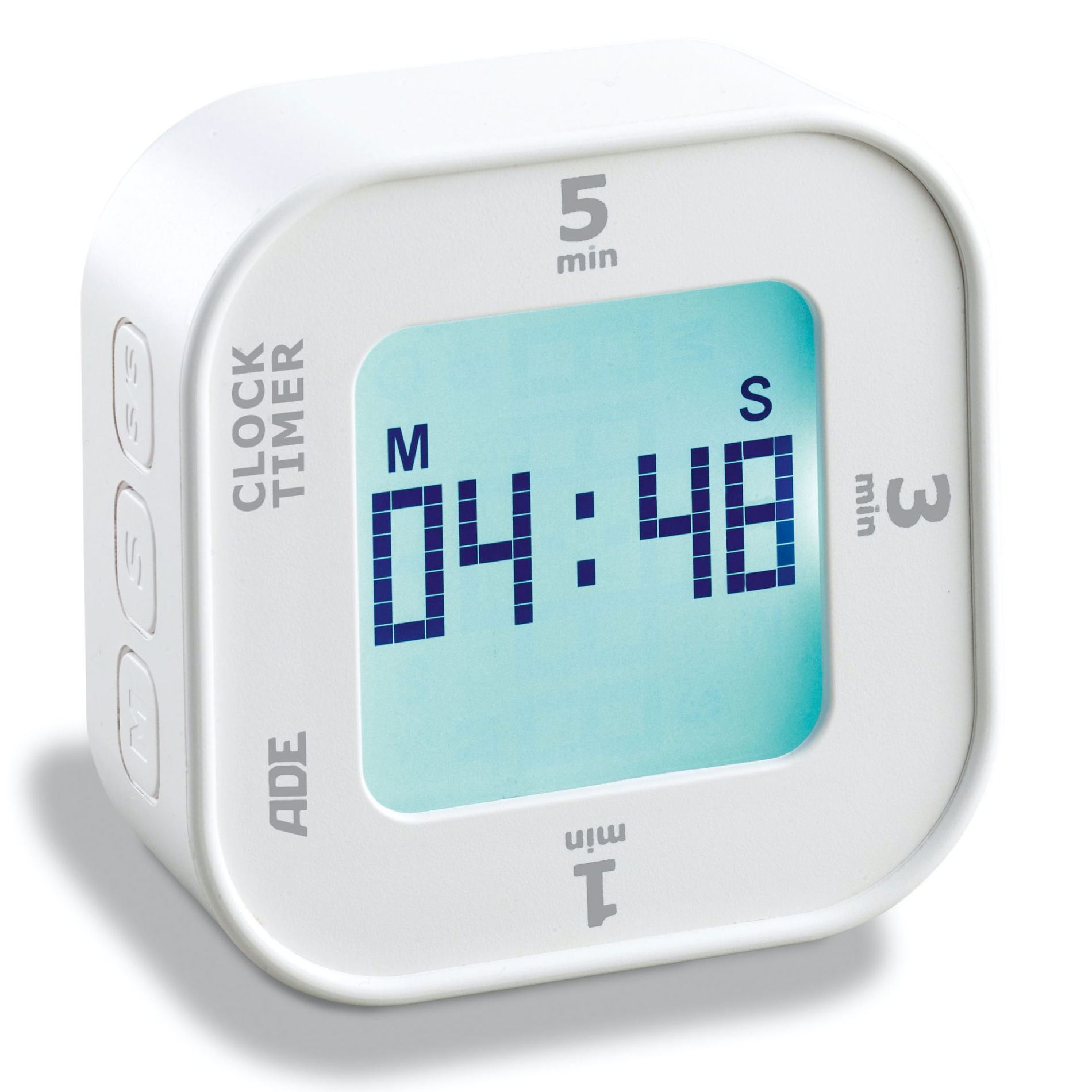 ADE Clock Timer biały - kuchyňská minutka s magnetem