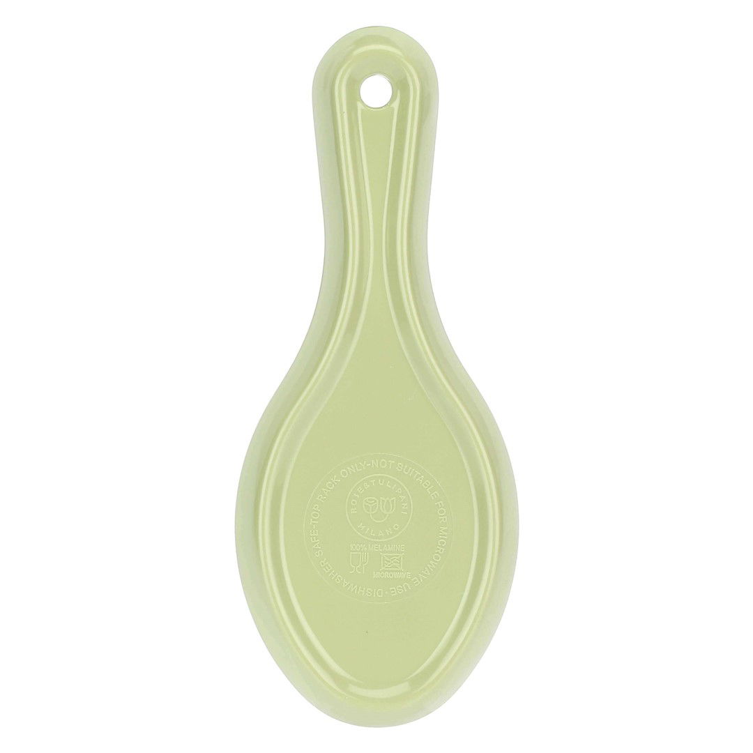 ROSE&TULIPANI OLYVIA 25 x 10 cm - porcelánová podložka pod lyžicu s modrým vzorom