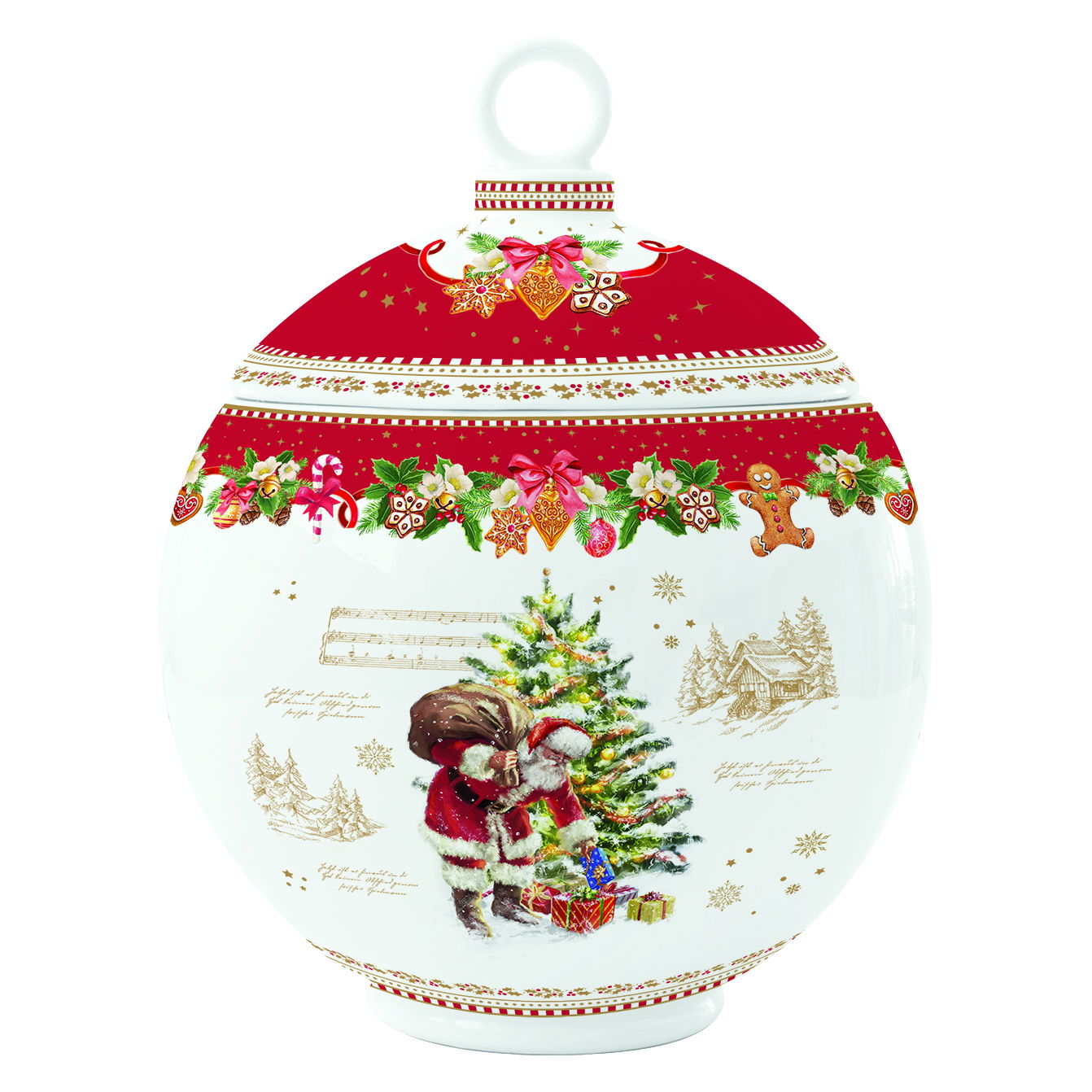 Keramická dóza (nádoba) na potraviny CHRISTMAS MEMORIES 0,5 l