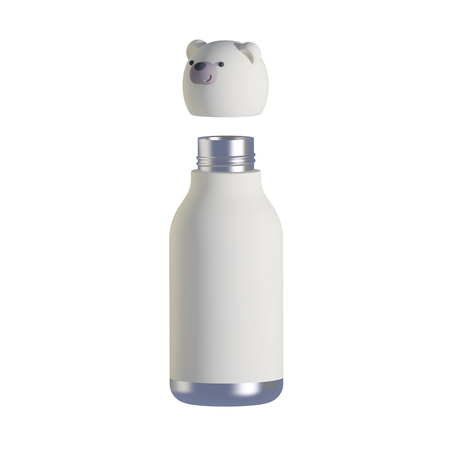 ASOBU Bestie Bottle Bear 0,46 l - termoska pre deti so slamkou