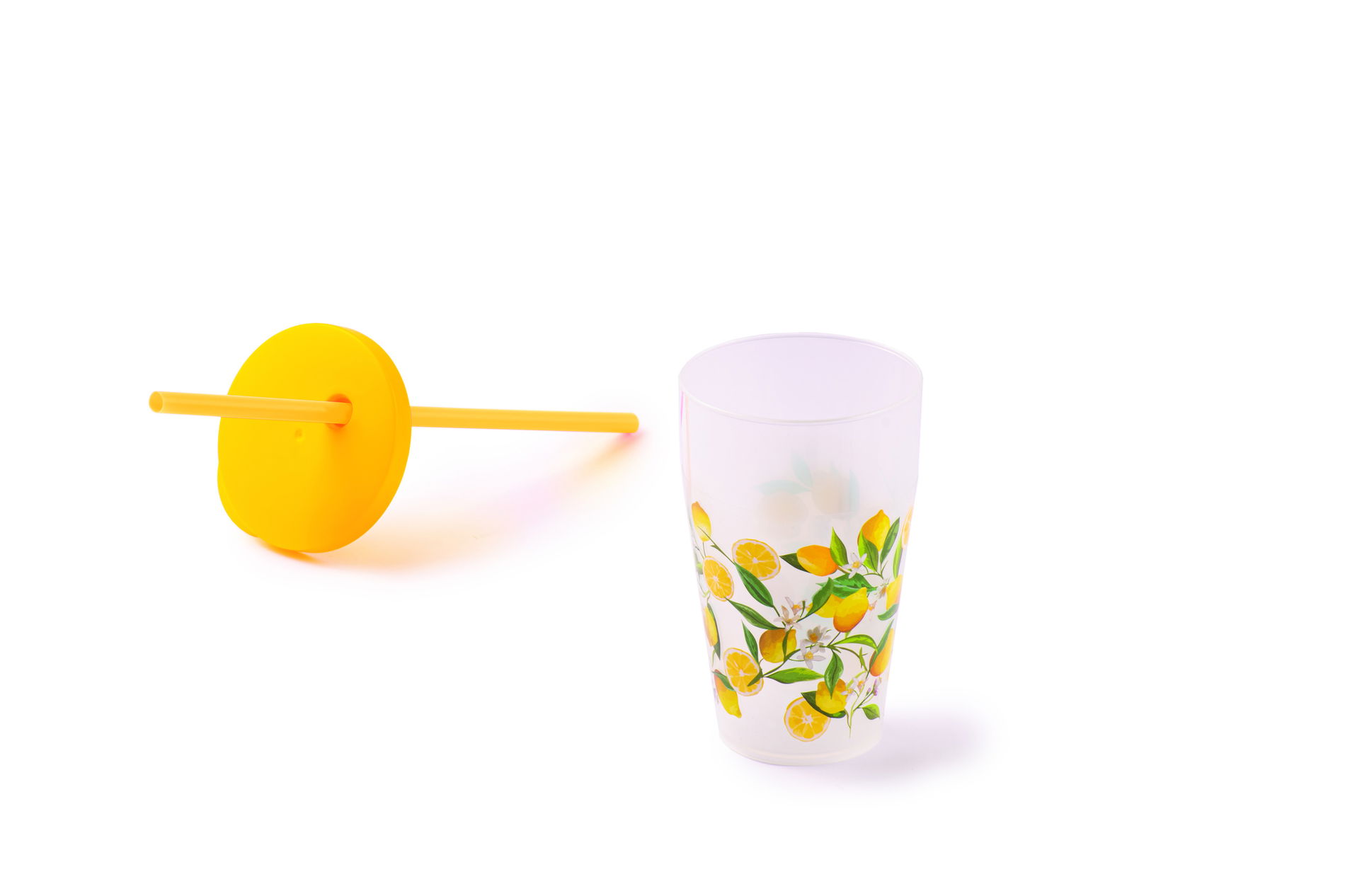 Plastový kelímek se slámkou SNIPS 500 ml