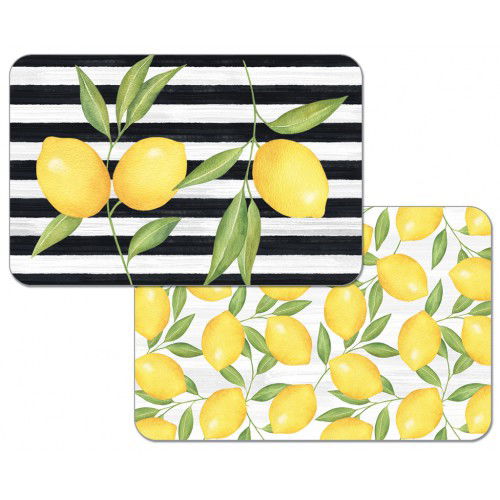 Oboustranná plastová podložka na stůl CALA HOME JARDIN DE CITRON vícebarevná 43 x 28,5 cm