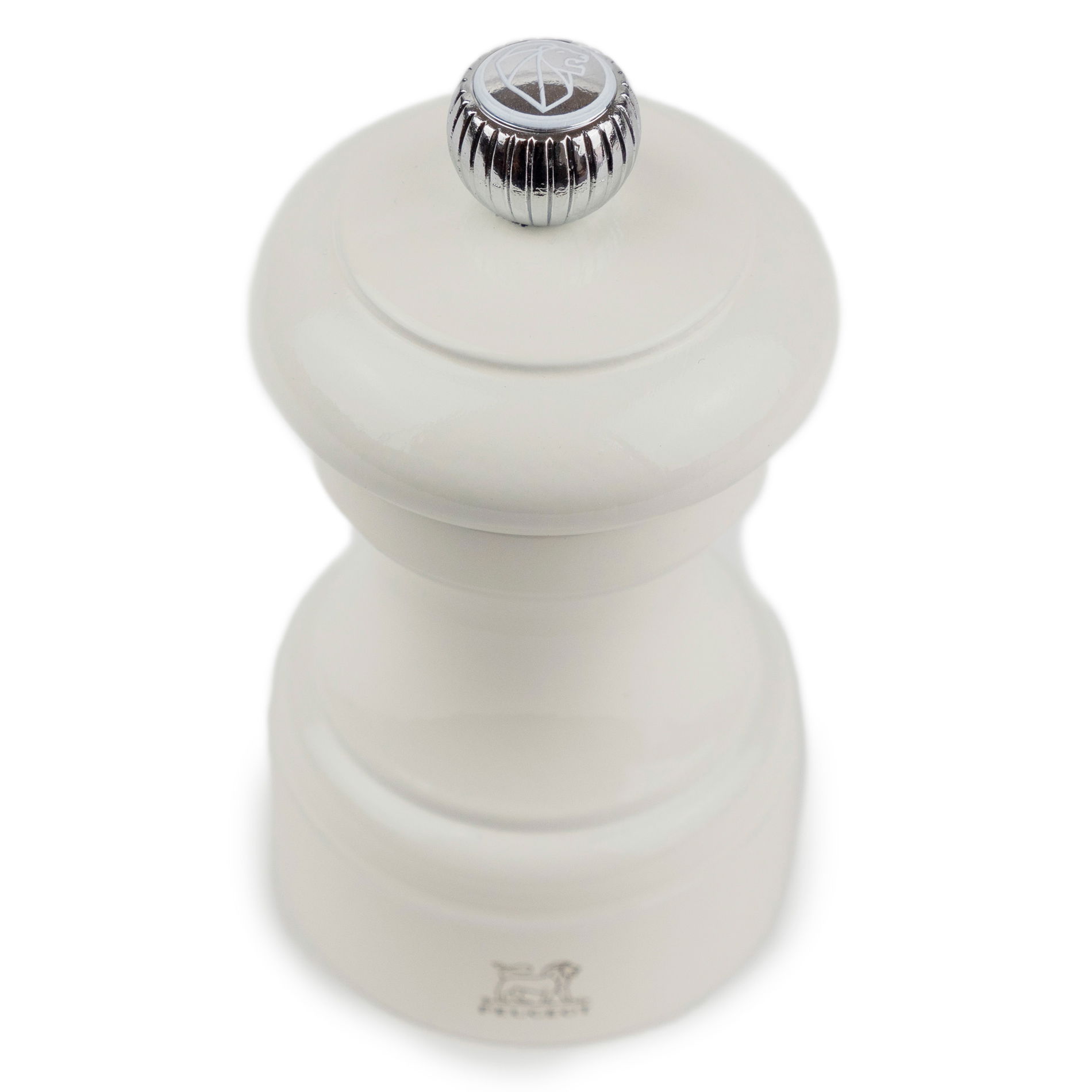 PEUGEOT Bistrorama Ivory Lacquer 10 cm krémový - dřevěný ruční mlýnek na sůl