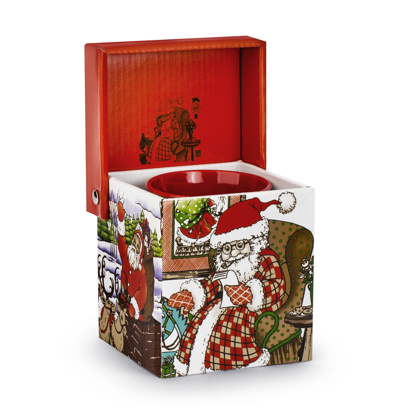 Vánoční porcelánový hrnek SANTA CLAUS červený 250 ml