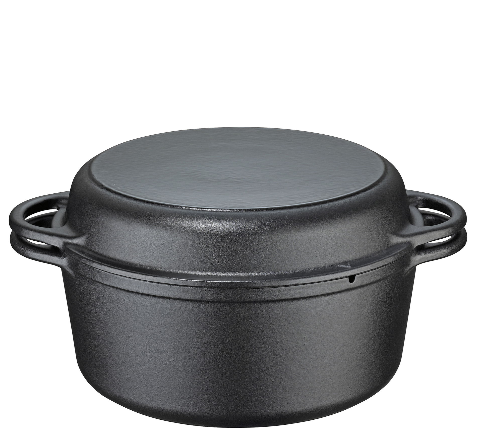 KUCHENPROFI Bbq 5 l - liatinový hrniec s grilovacou panvicou