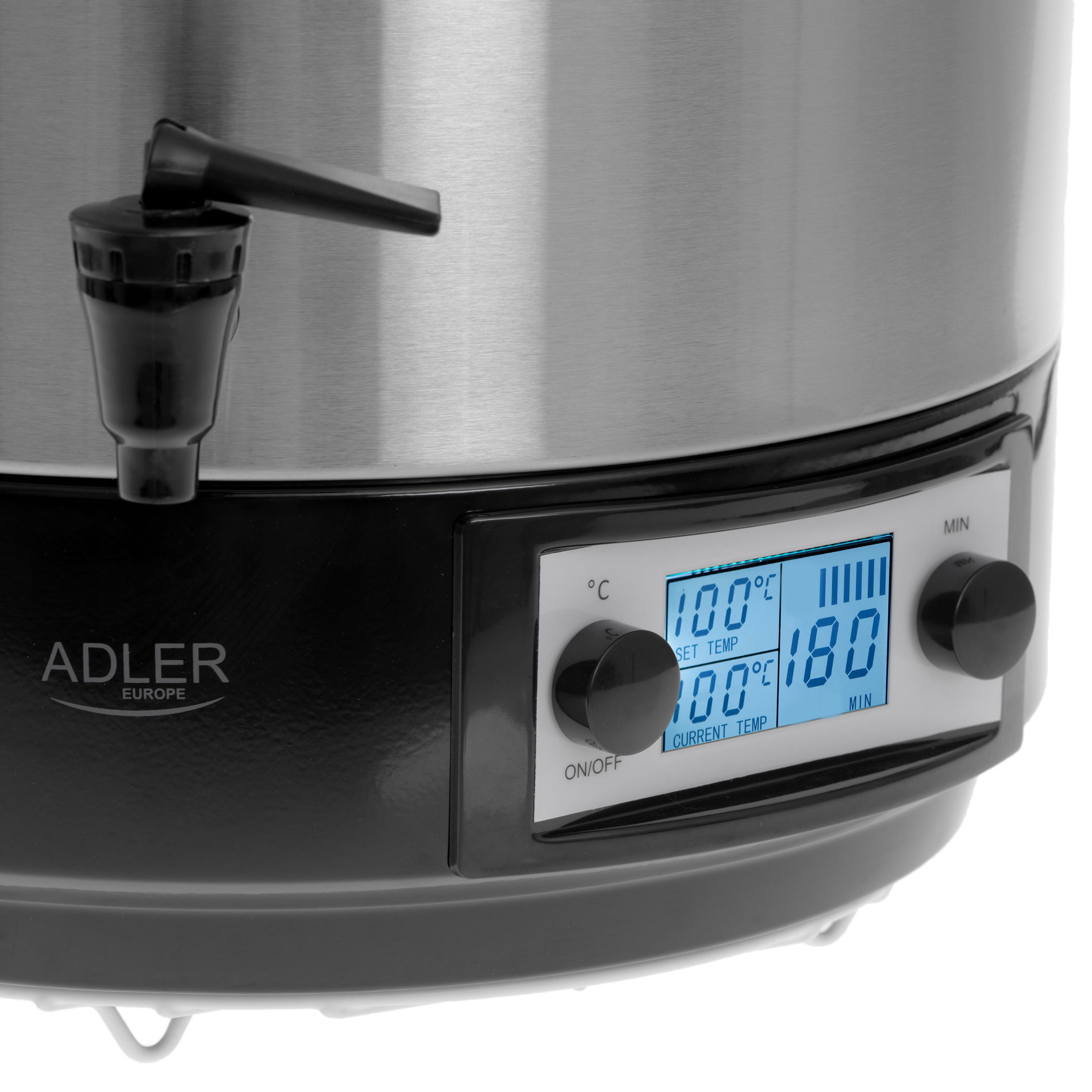 Elektrický hrnec ADLER 2600 W - hrnec na vaření vody z nerezové oceli