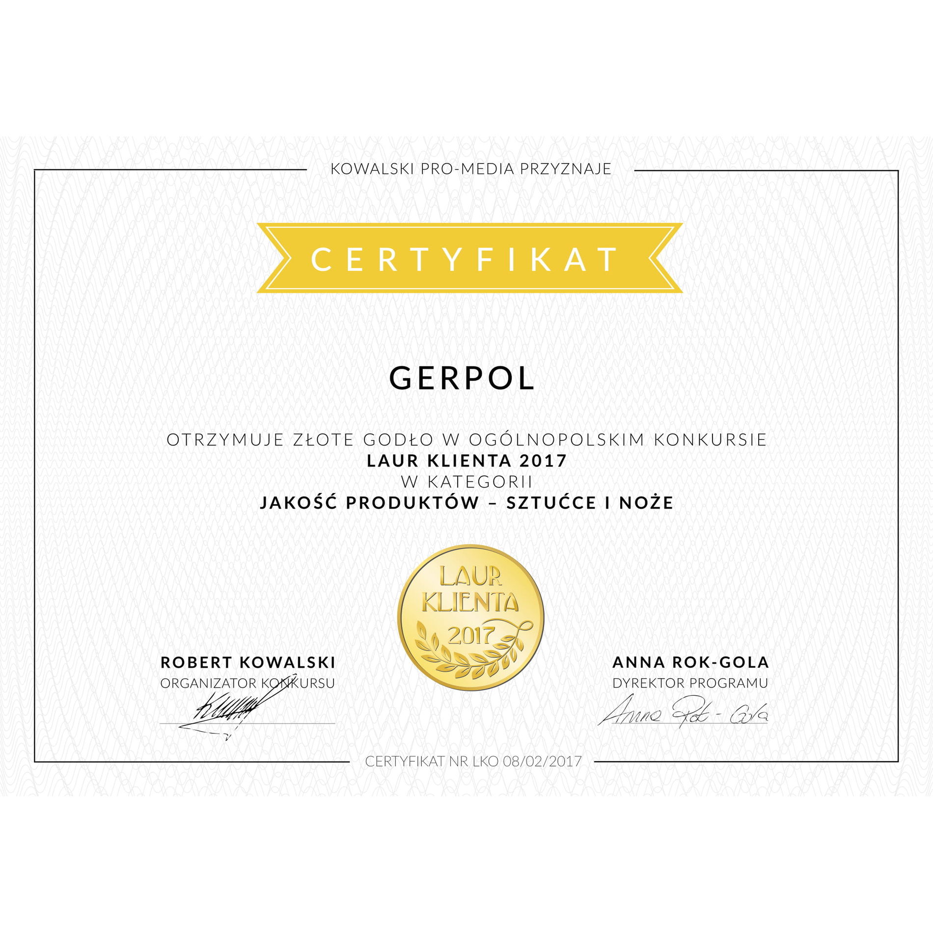 Nůž na maso GERPOL ELEGANCE z nerezové oceli 14,7 cm