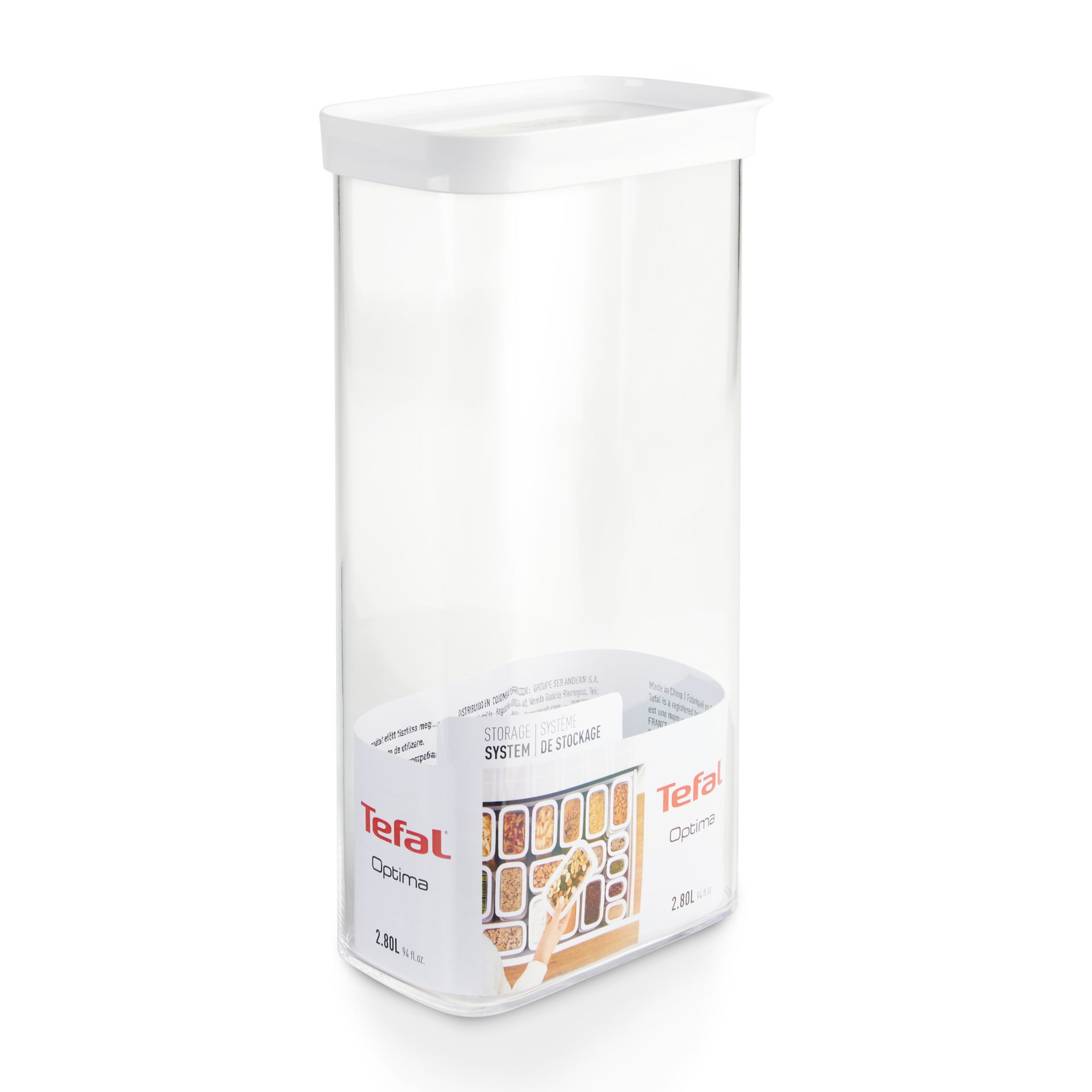TEFAL Optima 2,8 l bílá – plastová dóza na potraviny
