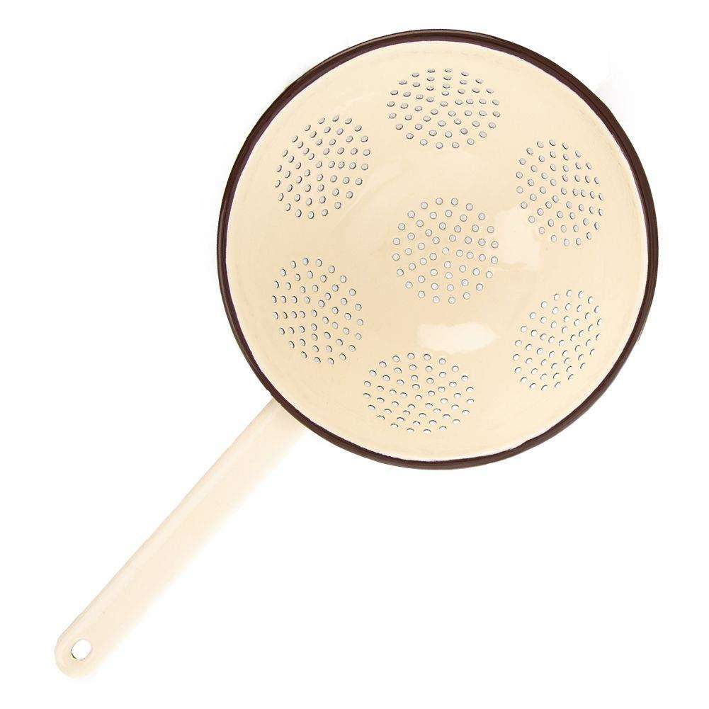 BABCINA KUCHNIA RETRO SIEVE smaltované sítko / cedník 22 cm