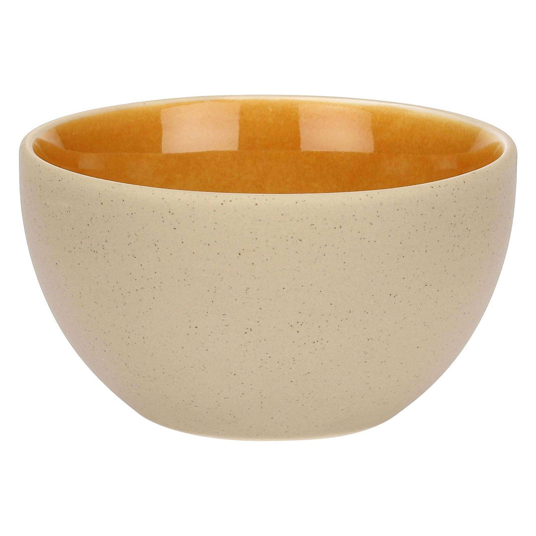 ROSE & TULIPANI ARPEGGIO 6 ks 11.5 cm - sada misiek z kameniny, oranžová