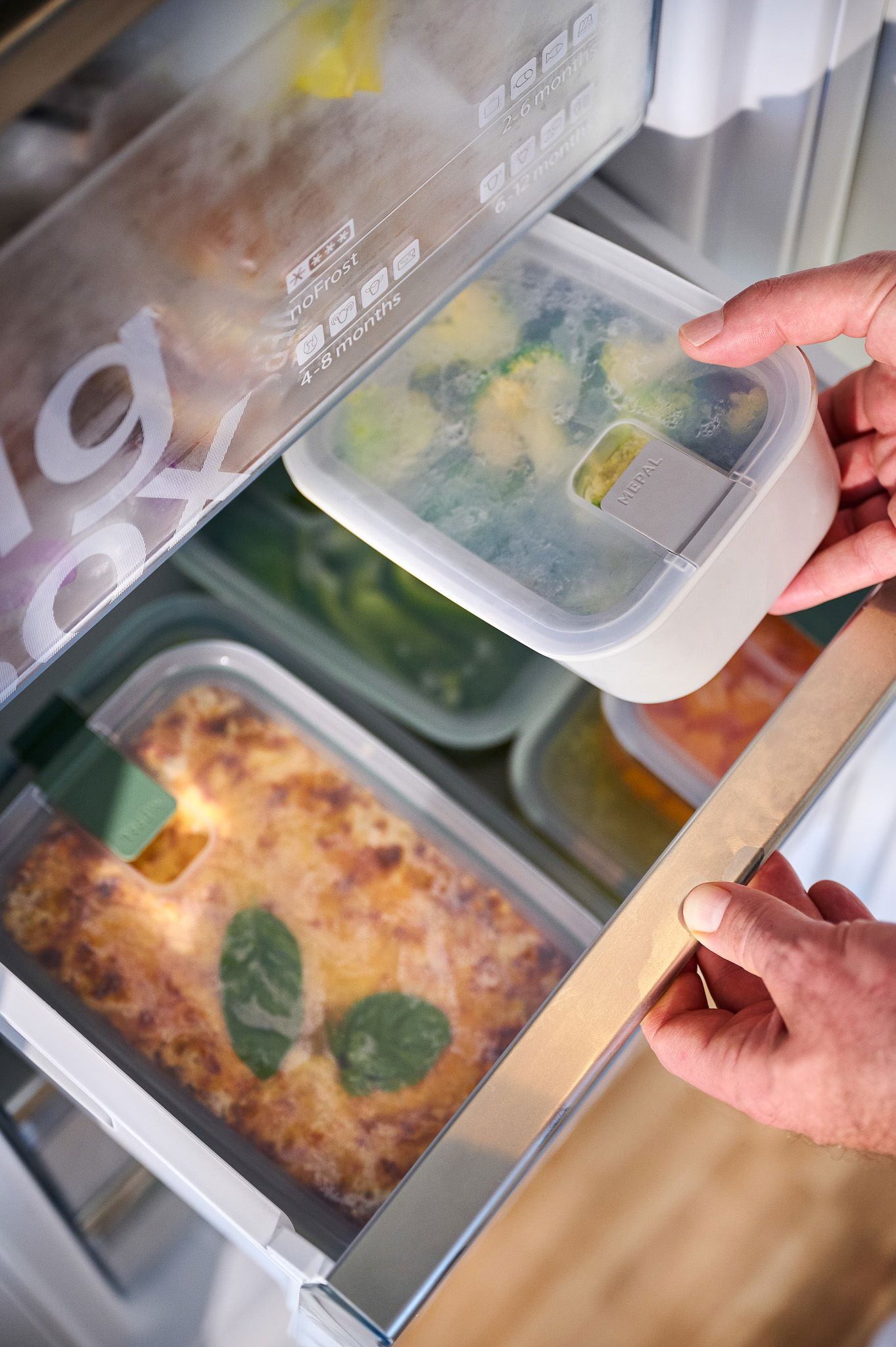 MEPAL EasyClip Nordic Sage 2,25 l - pojemnik na żywność z pokrywką