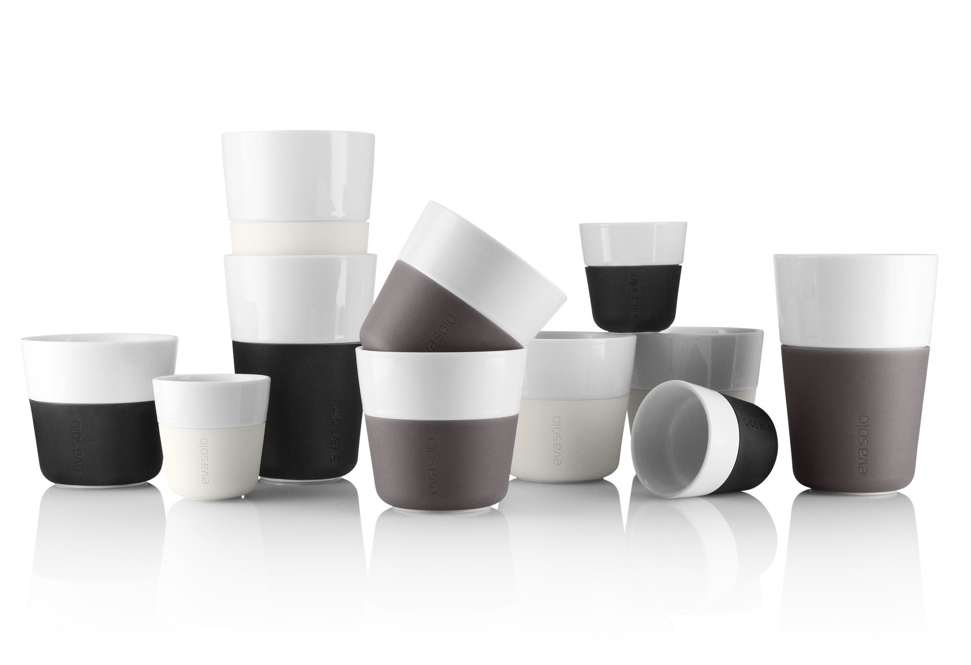EVA SOLO 230 ml 2 ks - porcelánové kávové šálky
