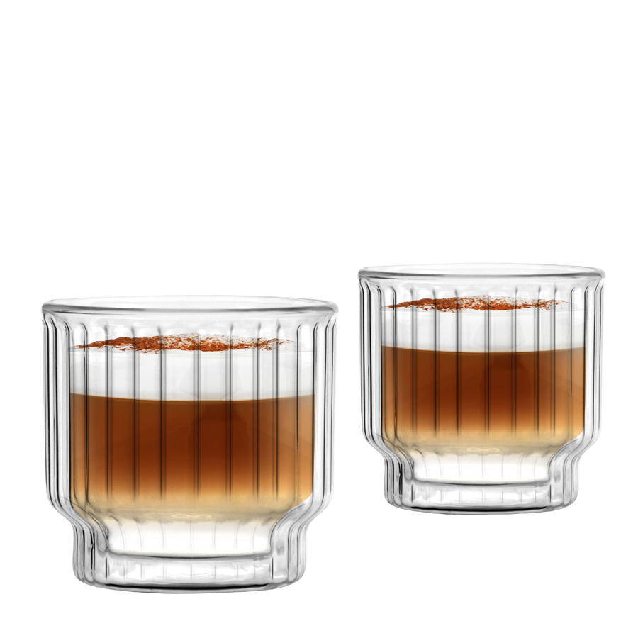 VIALLI DESIGN Lungo 260 ml 2 ks – skleněné termopoháry na zmrzlinu a dezerty s dvojitou stěnou