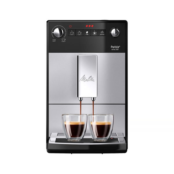 MELITTA Purista 1450 W černo-stříbrné espresso