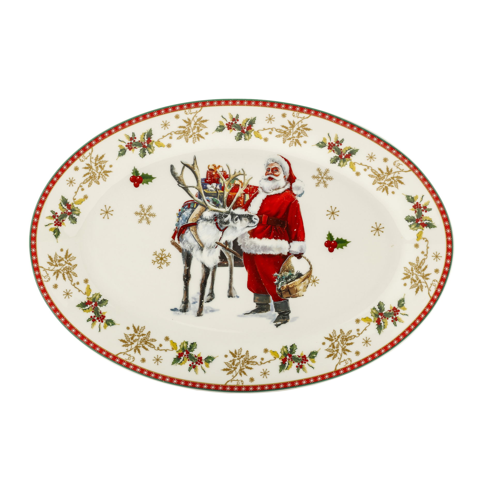 Porcelánový tanier MAGIC CHRISTMAS 20,5 x 29,5 cm