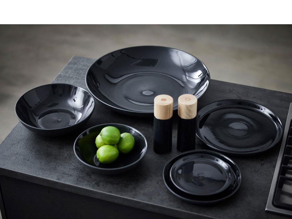 Ruční mlýnky na sůl a pepř BITZ STONEWARE 2 ks.