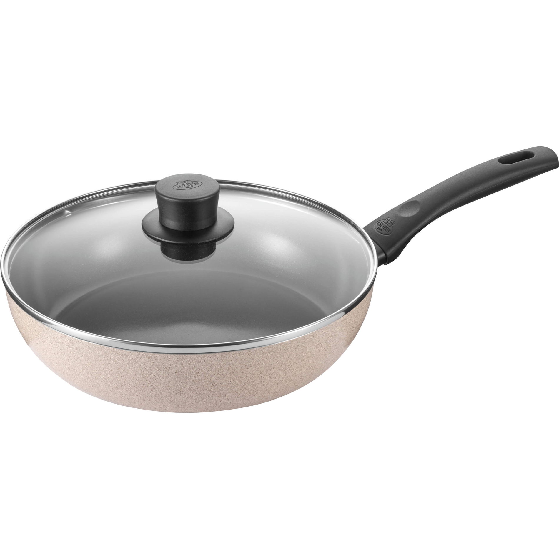 BALLARINI Ledro 28 cm - patelnia głęboka ceramiczna z pokrywką