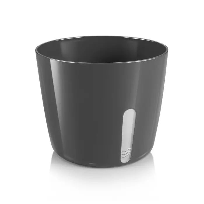 TESCOMA Sense 11 cm šedý - samozavlažovací plastový květináč
