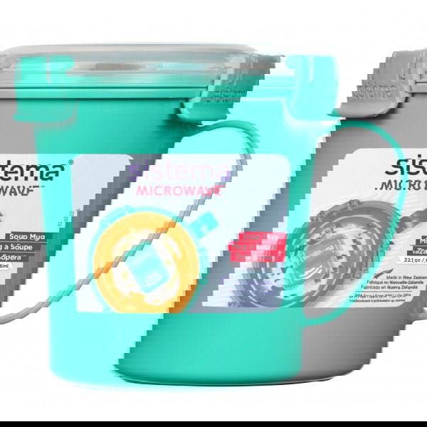SISTEMA Microwave Medium Soup Mug Colour 0,65 l - lunch box / pojemnik na zupę do mikrofali