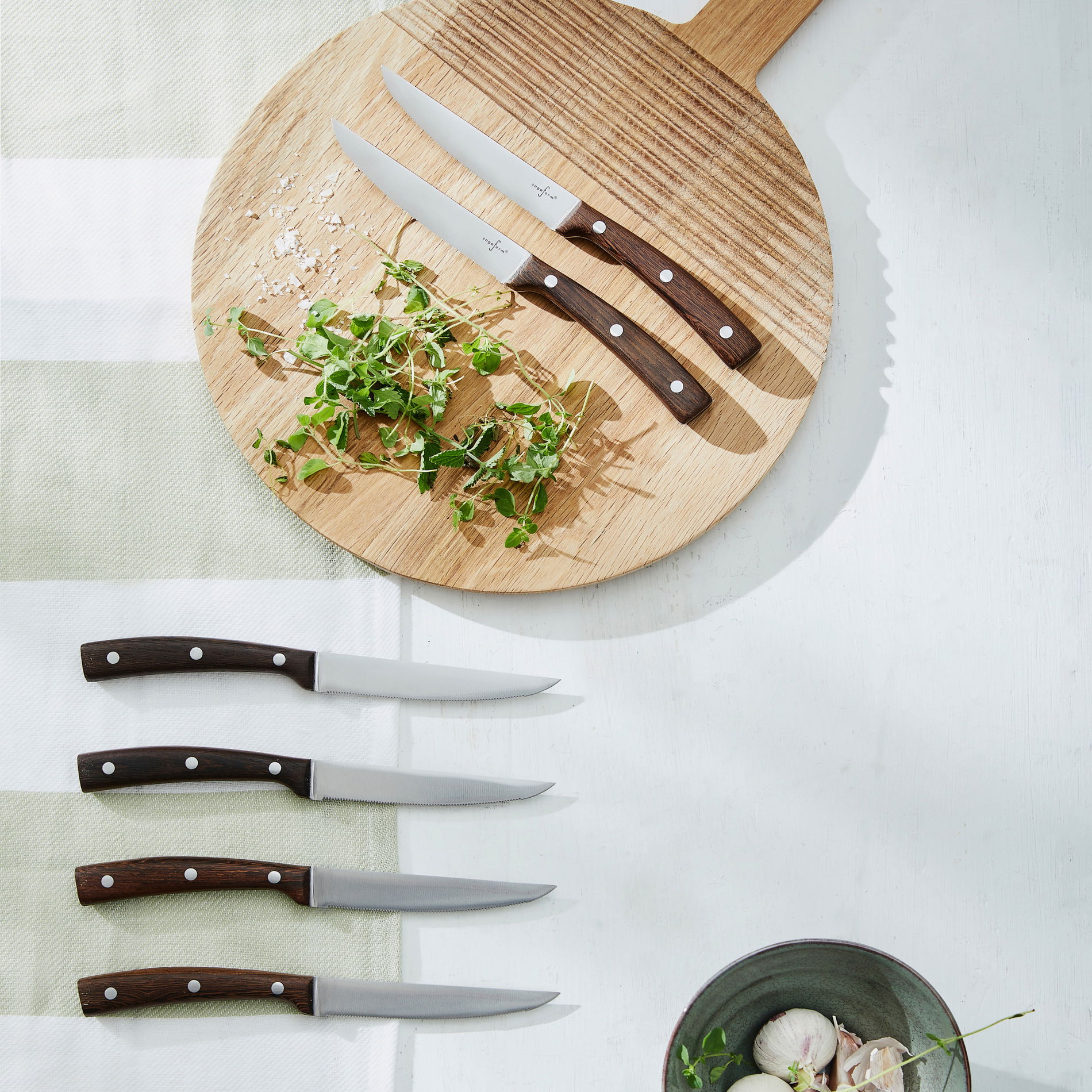 SAGAFORM Bbq 11 cm 6 ks - nože na steaky z nerezovej ocele