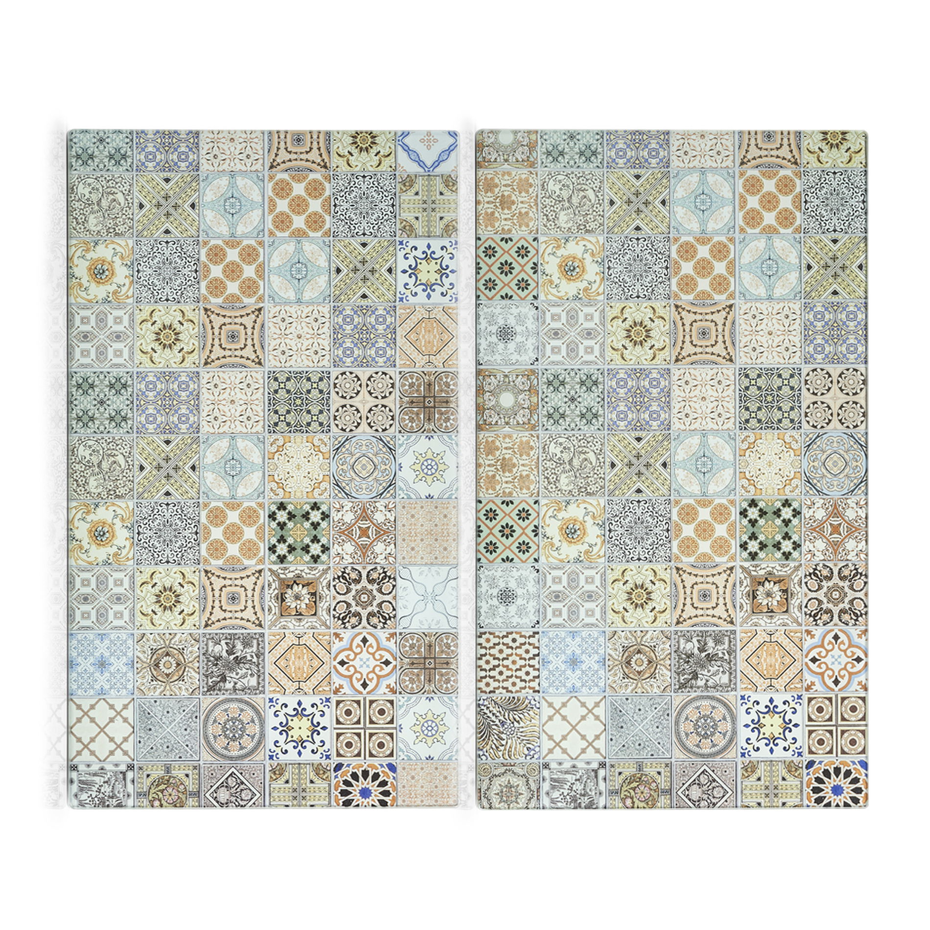 ZELLER Mosaic 52 x 30 cm 2 szt. - deski do krojenia szklane