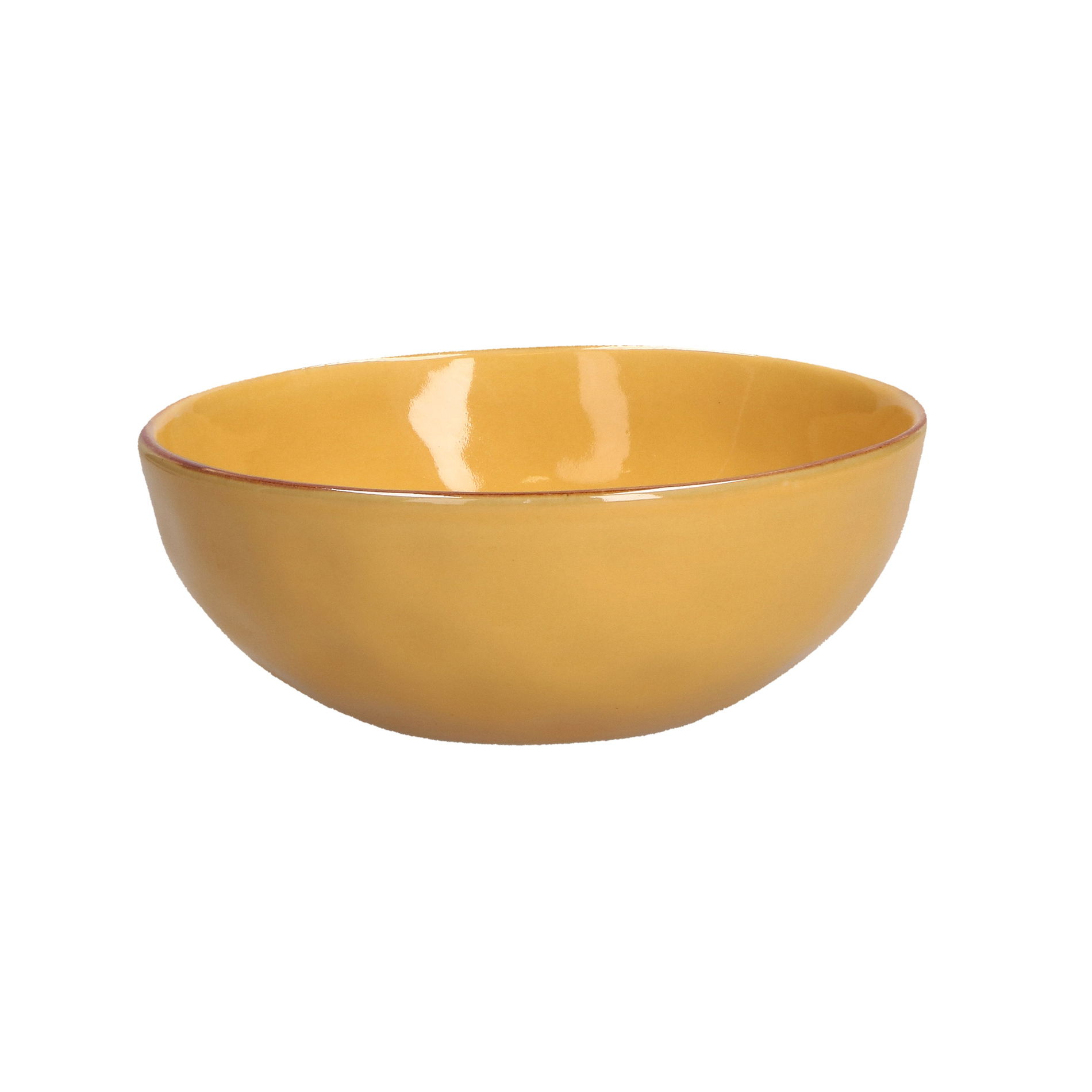 Keramické misky / šalátové misky ROSE TULIPANI CONCERTO OCRA 15 cm 4 ks.