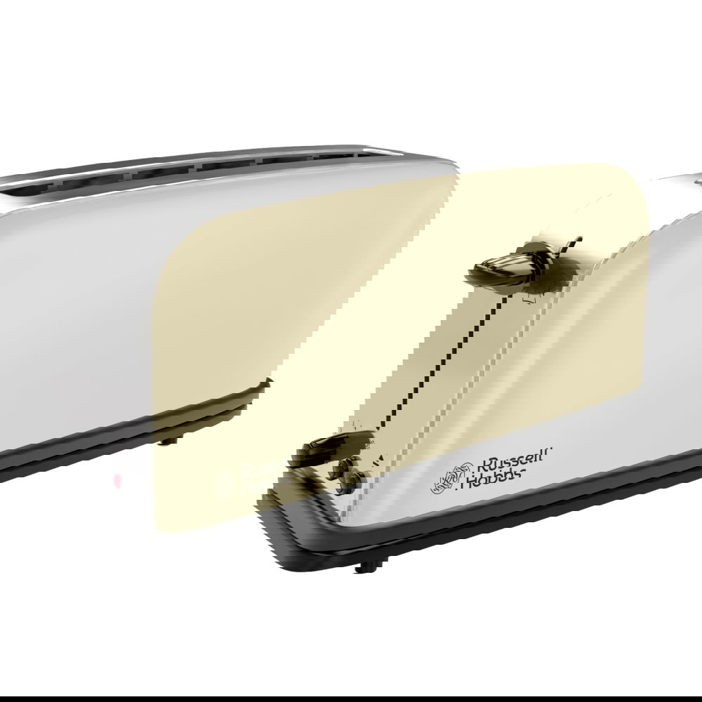 RUSSELL HOBBS Colours Plus Classic Cream Long Slot 1000 W krémový – nerezový, elektrický toustovač/topinkovač