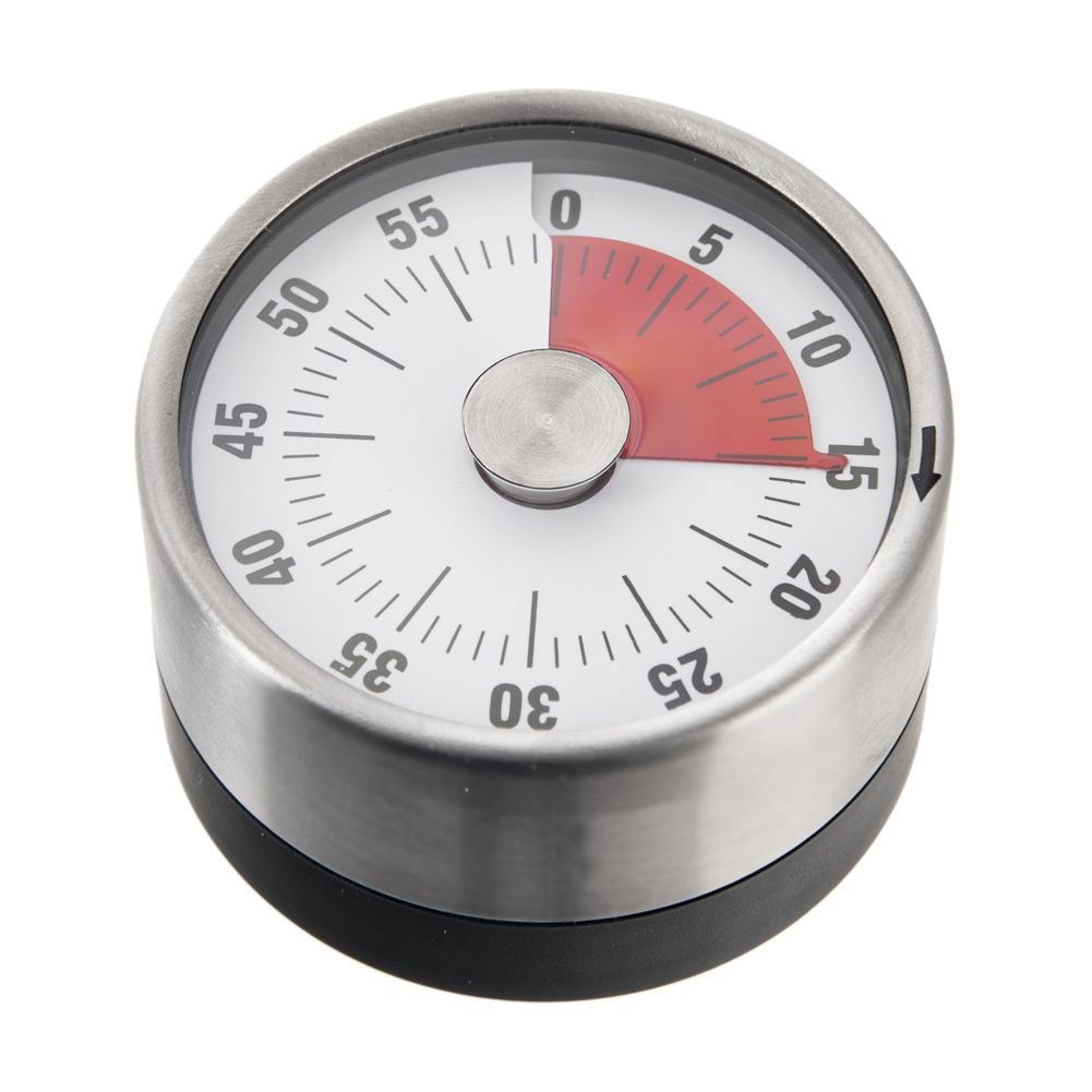 Kuchyňský časovač z nerezové oceli s magnetem