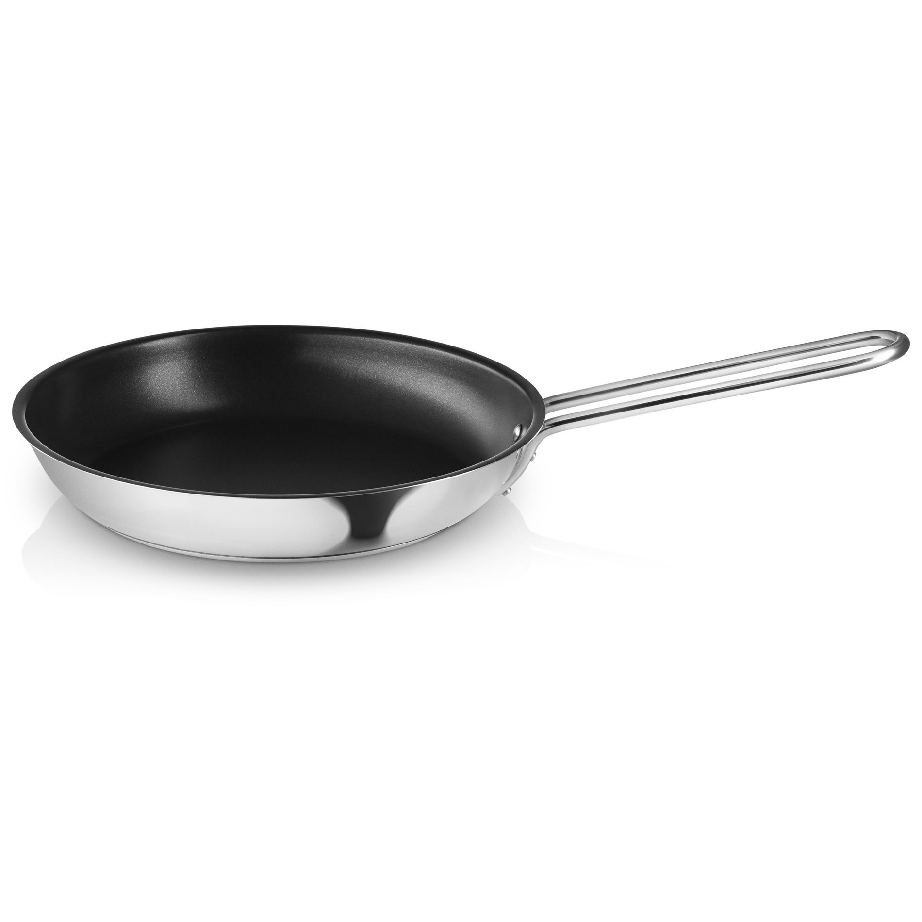 EVA TRIO Nerezová ocel 24 cm - nepřilnavá pánev