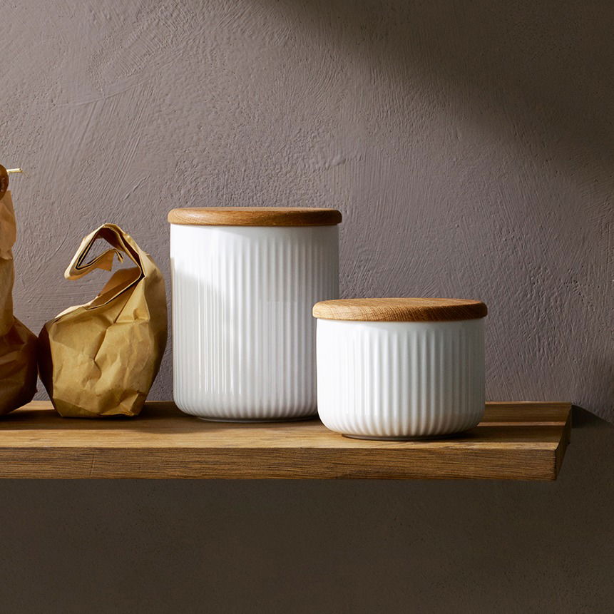 EVA TRIO Legio Nova 0,7 l - pojemnik na produkty sypkie porcelanowy z pokrywką