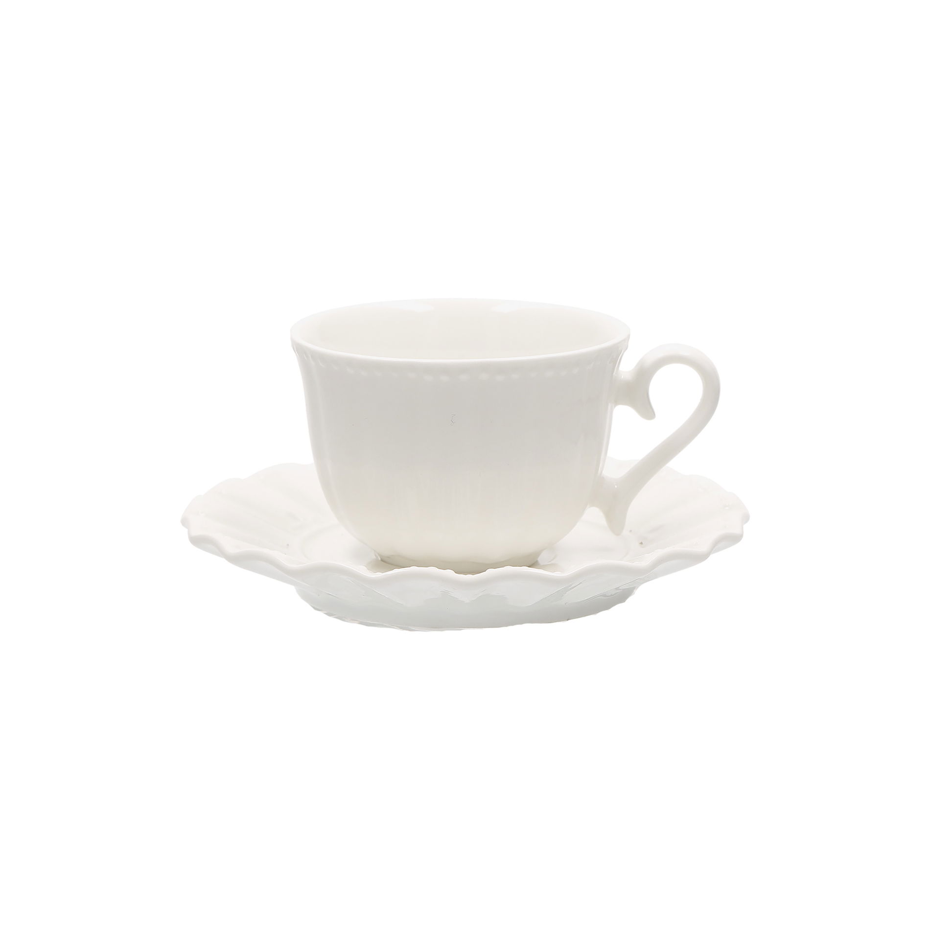 LA PORCELLANA BIANCA Ducale 80 ml 6 ks - porcelánové espresso šálky so spodkami