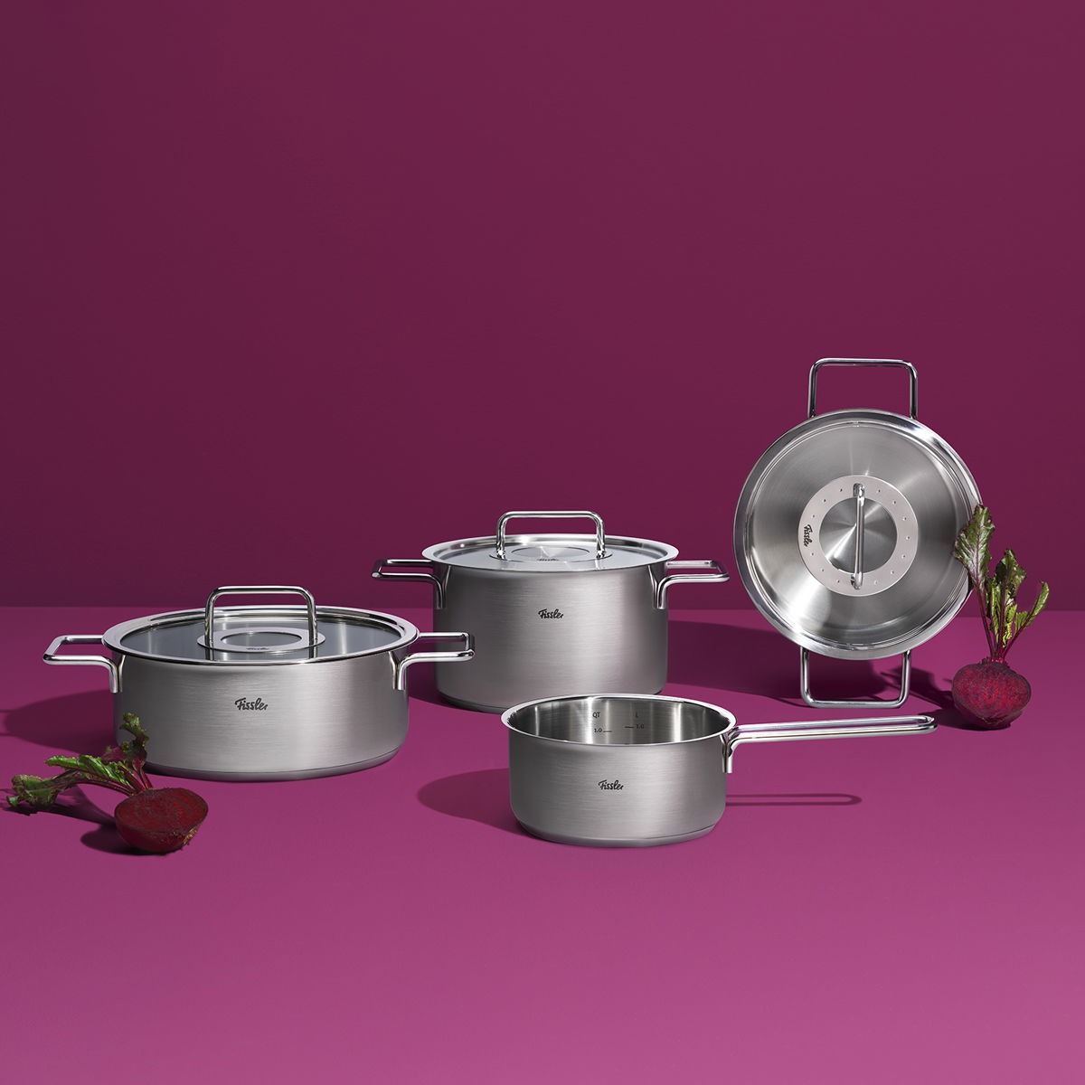 FISSLER Pure Collection 3,9 l - nerezový hrnec s poklicí