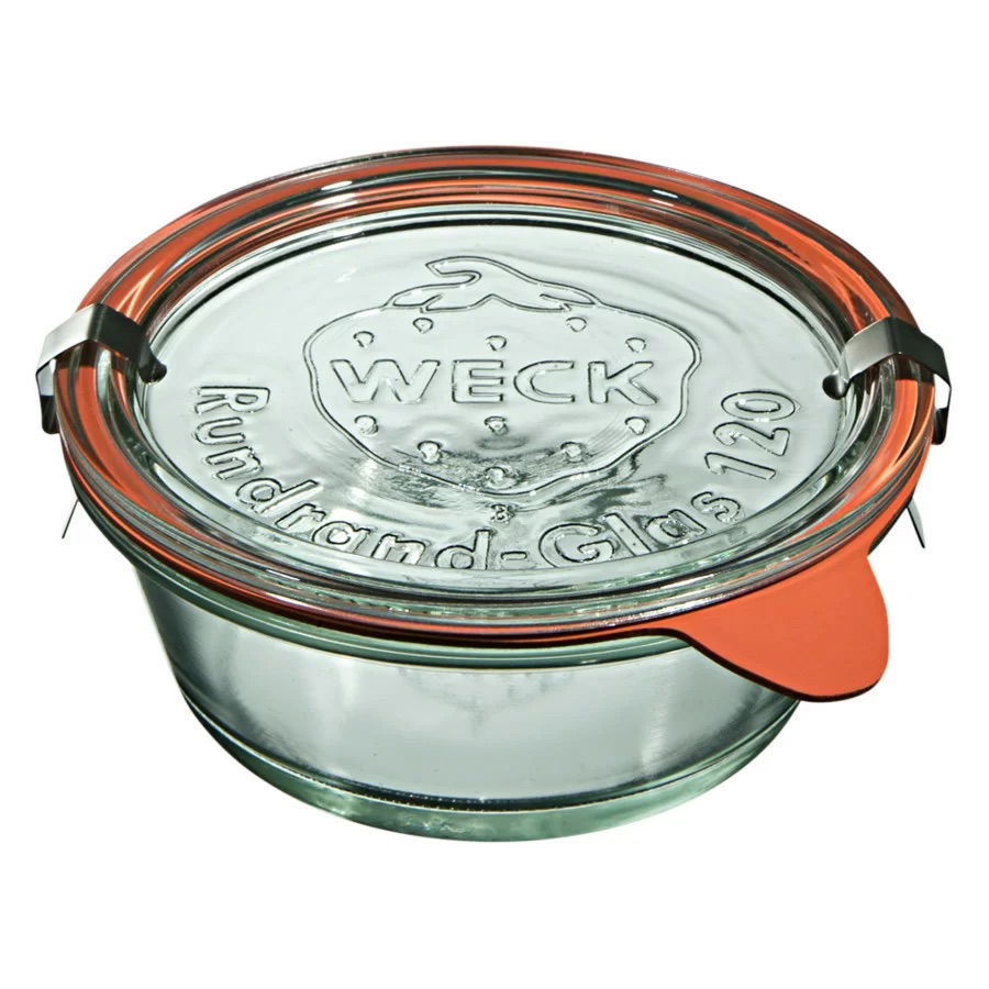 WECK Forma 0,3 l 6 ks - skleněné zavařovací sklenice typu weck s víky a příslušenstvím