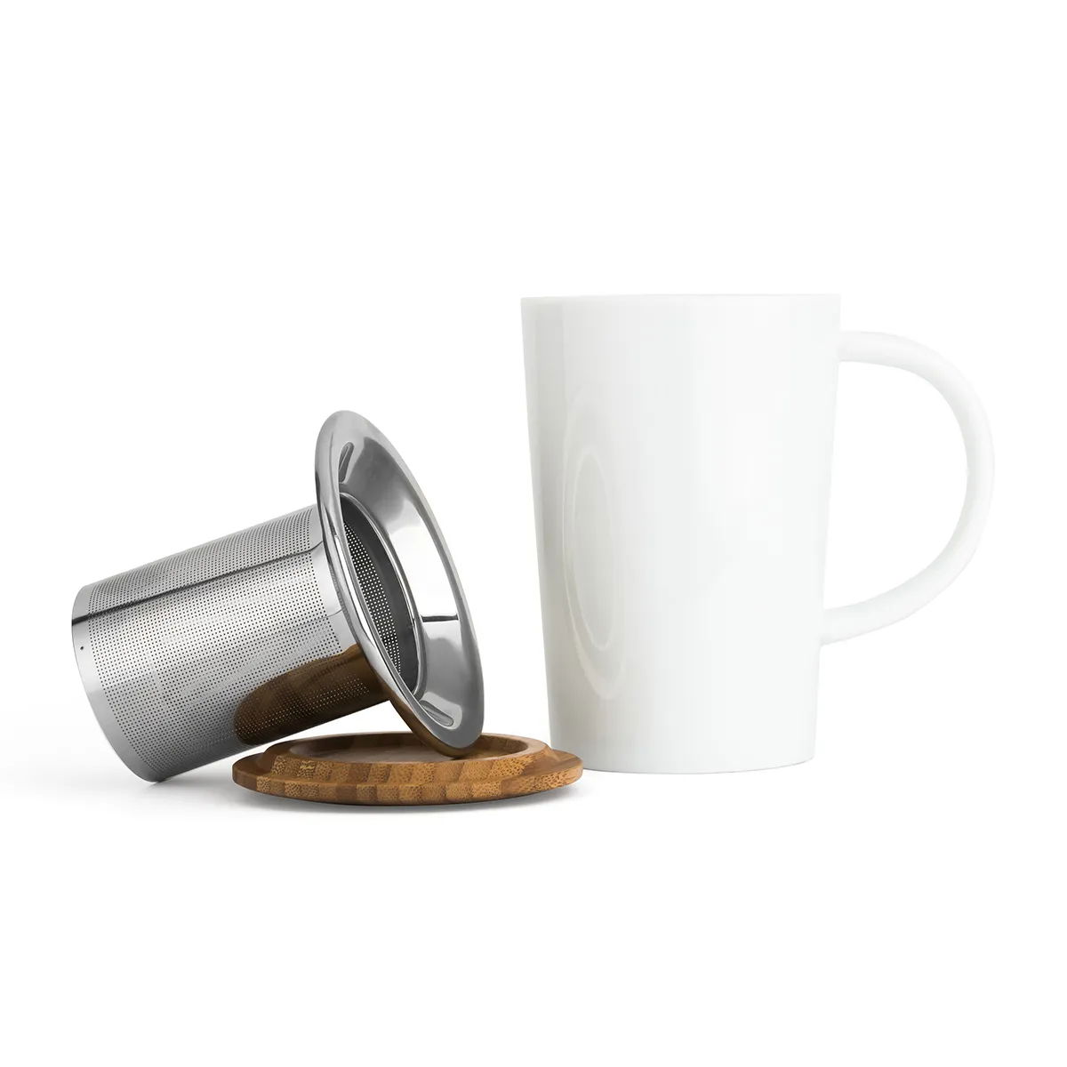 Porcelánový hrníček s čajovým infuzerem BREDEMEIJER PORCELAIN 400 ml