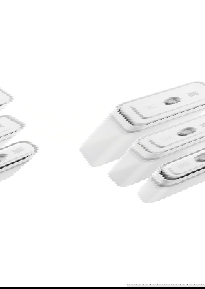 ZWILLING Fresh & Save 3 ks bílé – vzduchotěsné, plastové dózy na potraviny