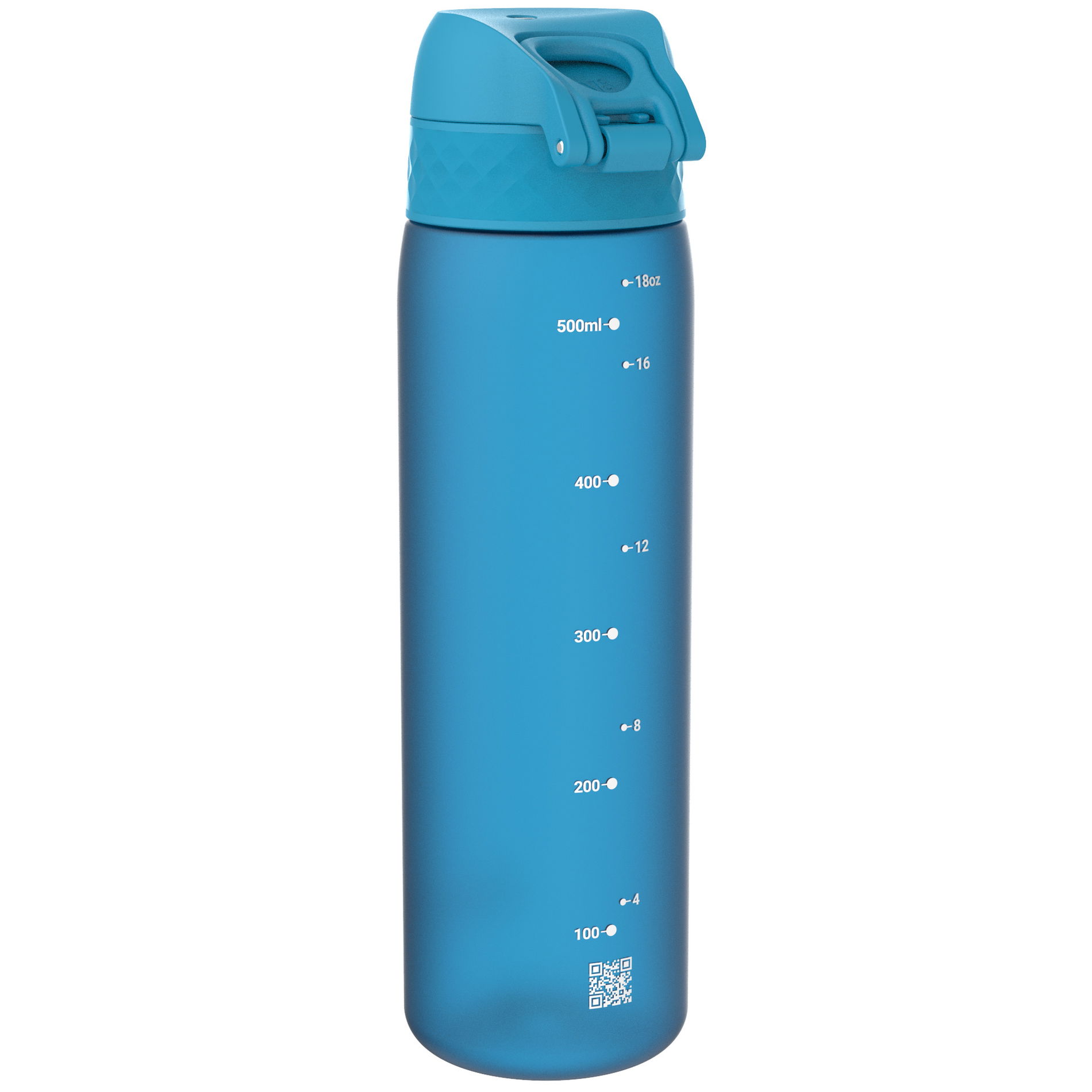 ION8 Recyclon Blue 0,5 l - fľaša / bidón na vodu so slamkou