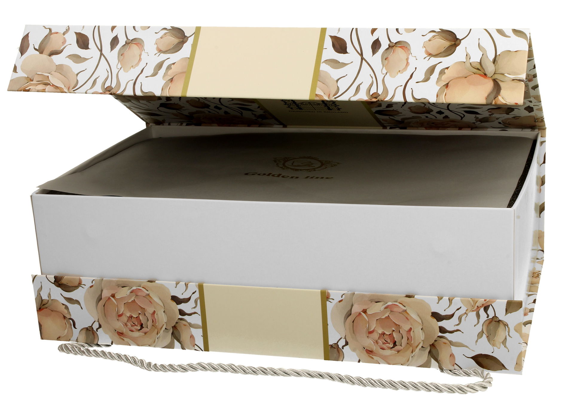 Porcelánové šálky na kávu a čaj s tanierikmi DUO THE SECRET GARDEN ENGLISH ROSES 220 ml 2 ks.
