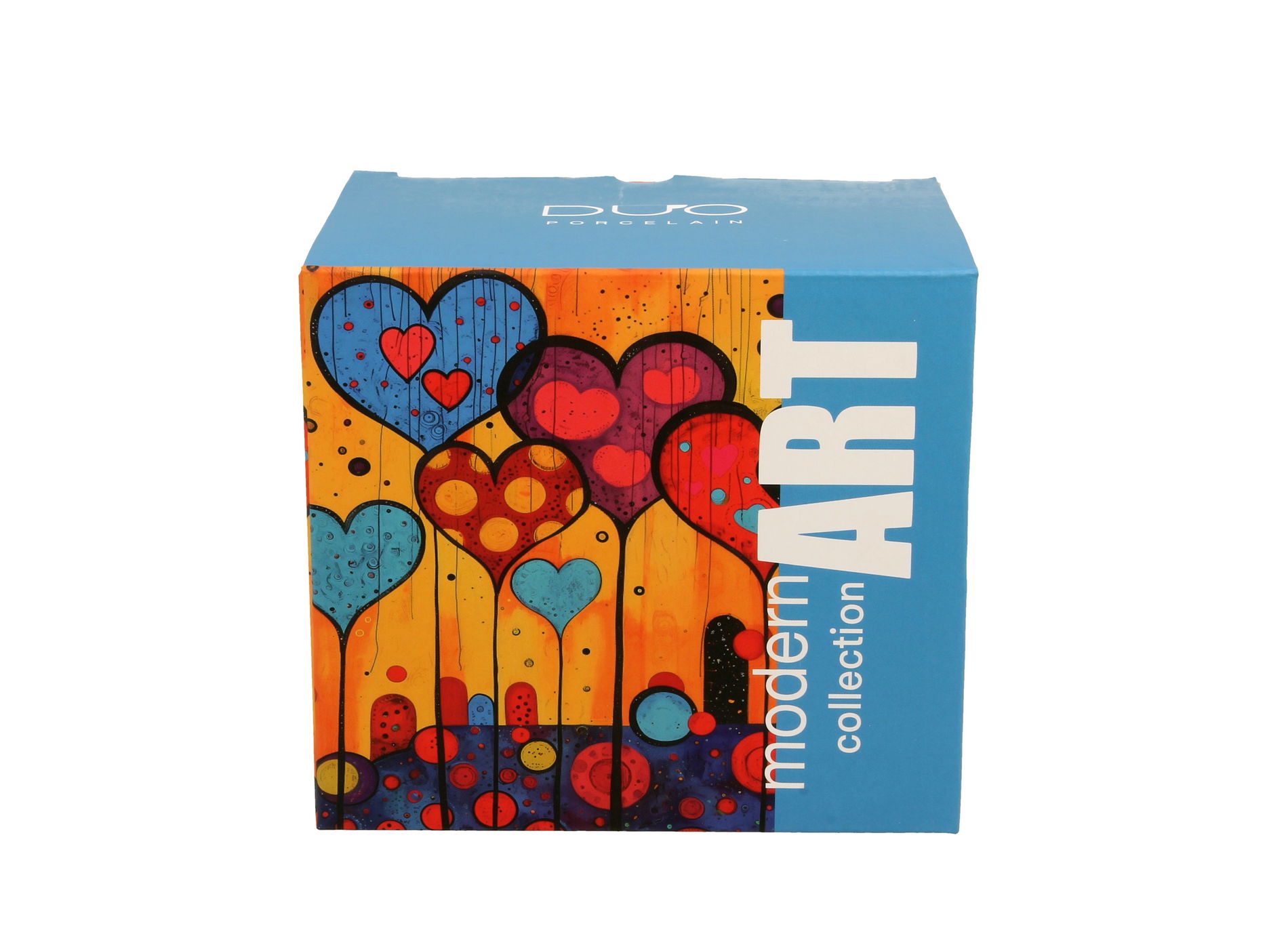 Porcelánový hrnček DUO MODERN SRDCE 450 ml