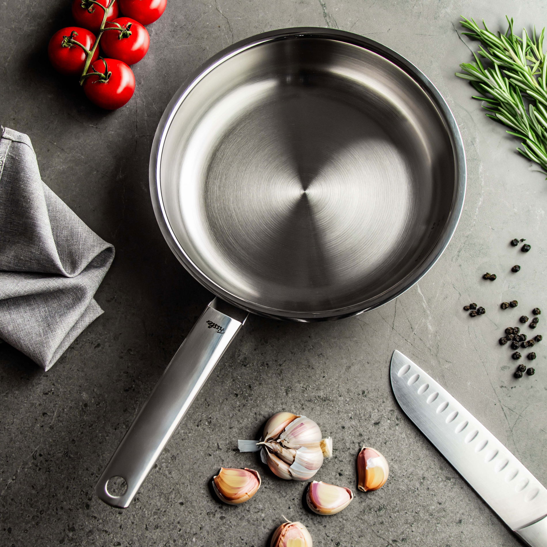 FISSLER Pure Collection 24 cm - ocelová pánvička