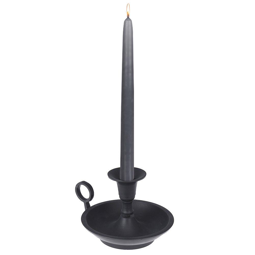 Hliníkový svícen CANDLESTICK OLDFASHIONED BLACK