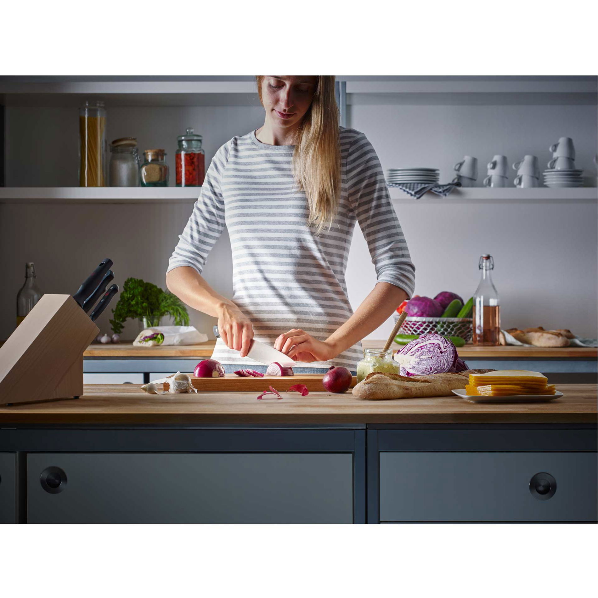 Nož šéfkuchára dĺžka 18 cm GOURMET - WÜSTHOF (novinka)