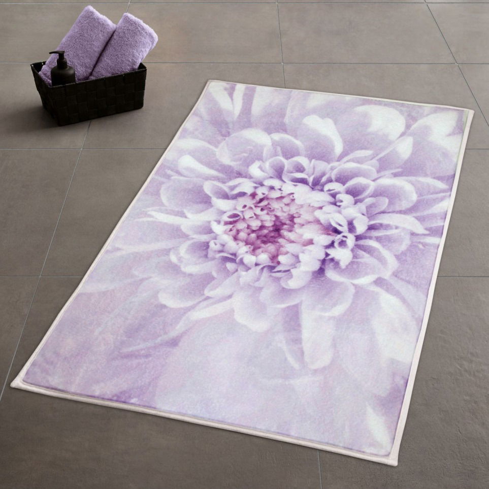 Polyesterový koupelnový kobereček KLEINE WOLKE DAHLIA 90 x 60 cm