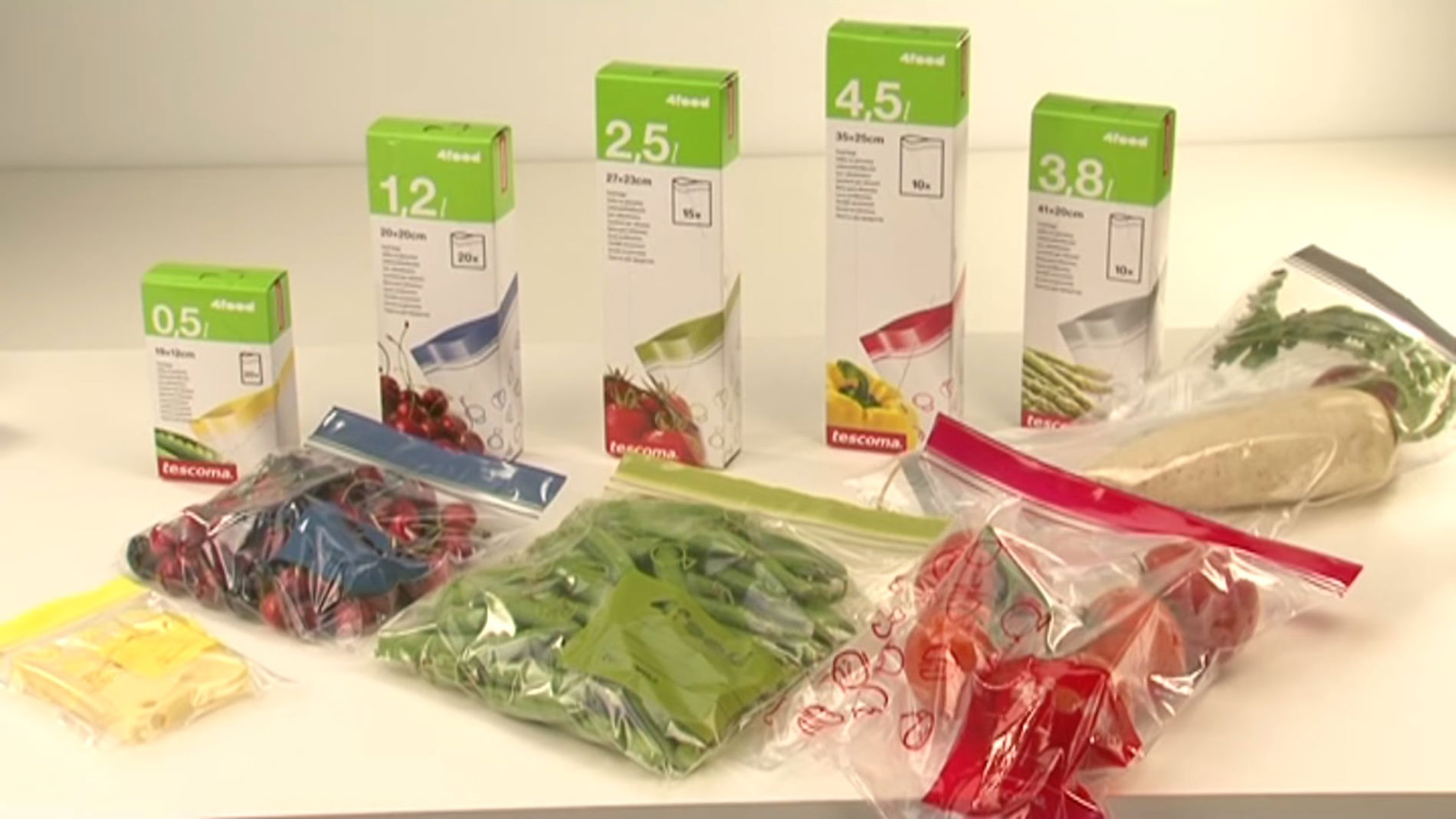 TESCOMA 4food 15 ks – uzavíratelné svačinové sáčky