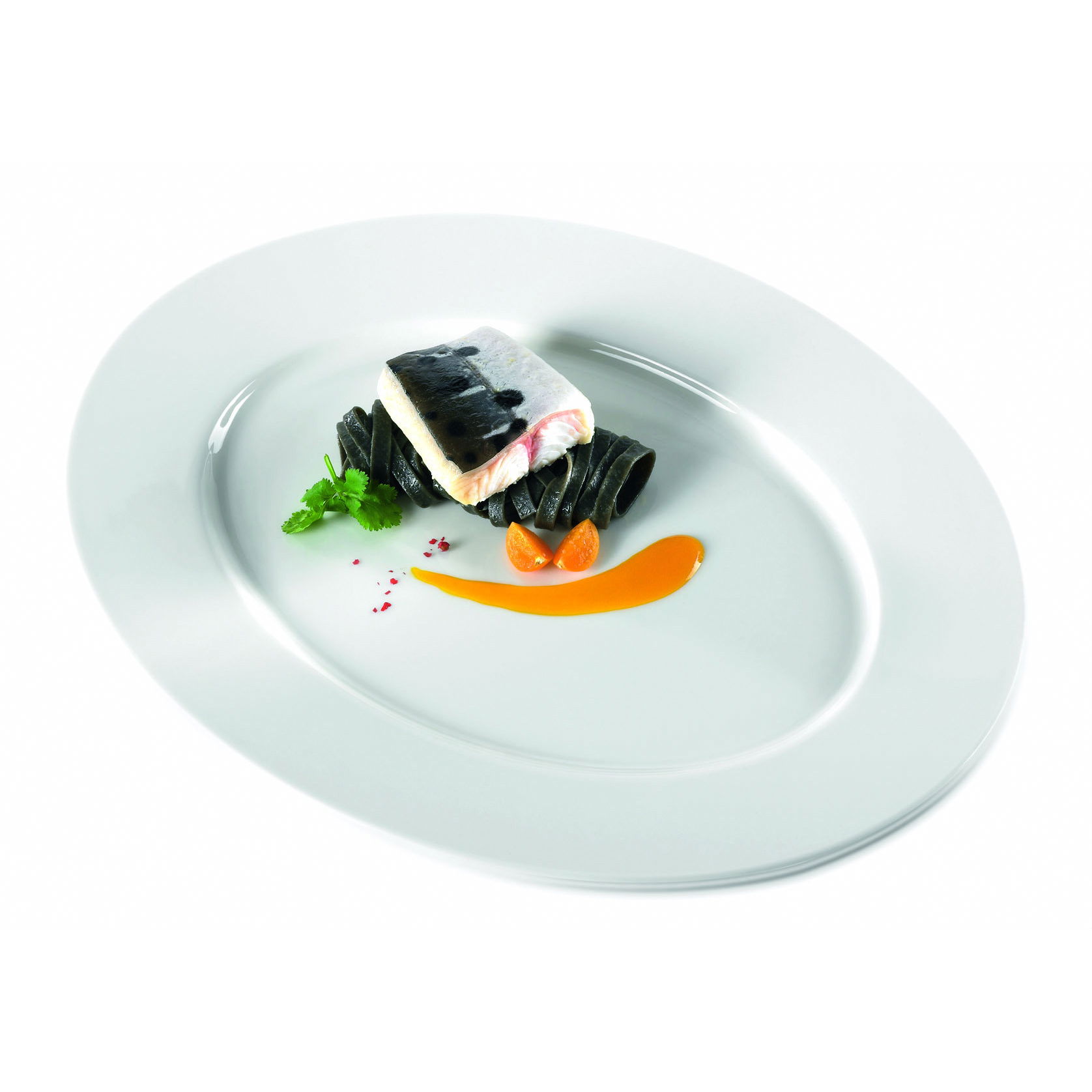 PORCELANA RAK Fine Dine 22 cm ecru - talerz obiadowy płytki porcelanowy