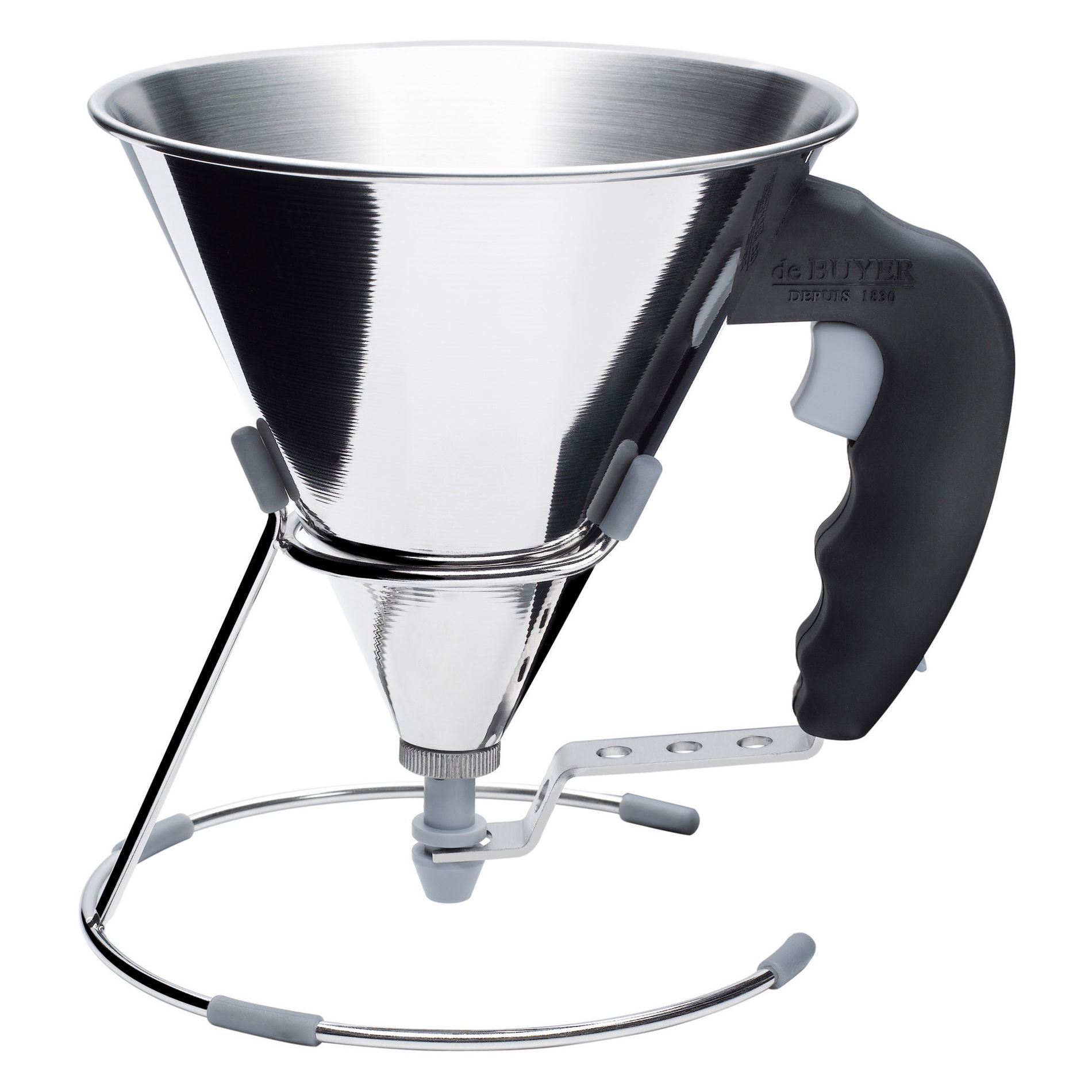 DE BUYER Pistol Funnel - dyspenser / dozownik do sosu stalowy
