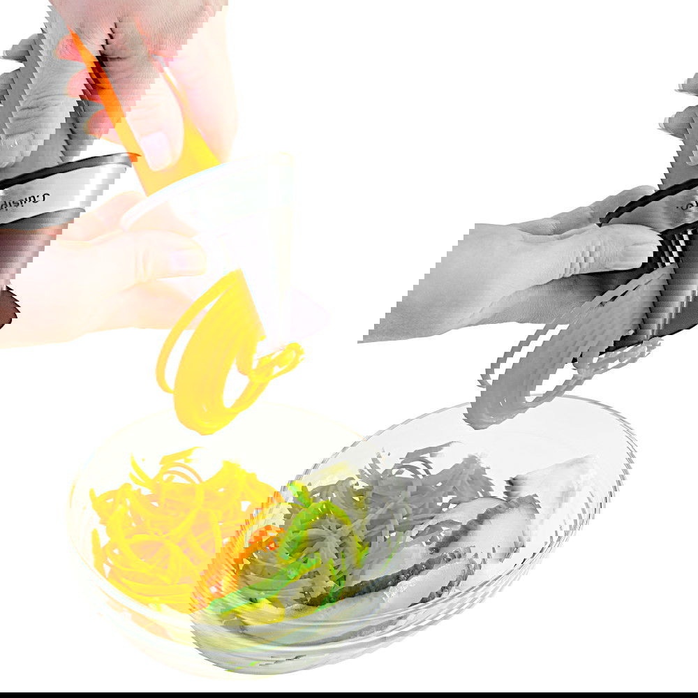 CUISIPRO Veggie 2 ks červeno-čierne - temperovky / škrabka na julienne plastové