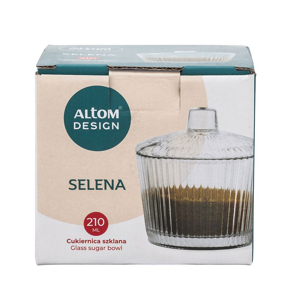 Skleněná cukřenka SELENA 200 ml